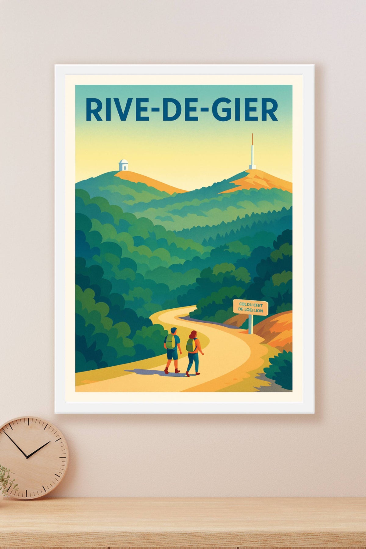 Affiche de Rive-de-Gier - L'appel des sentiers verdoyants