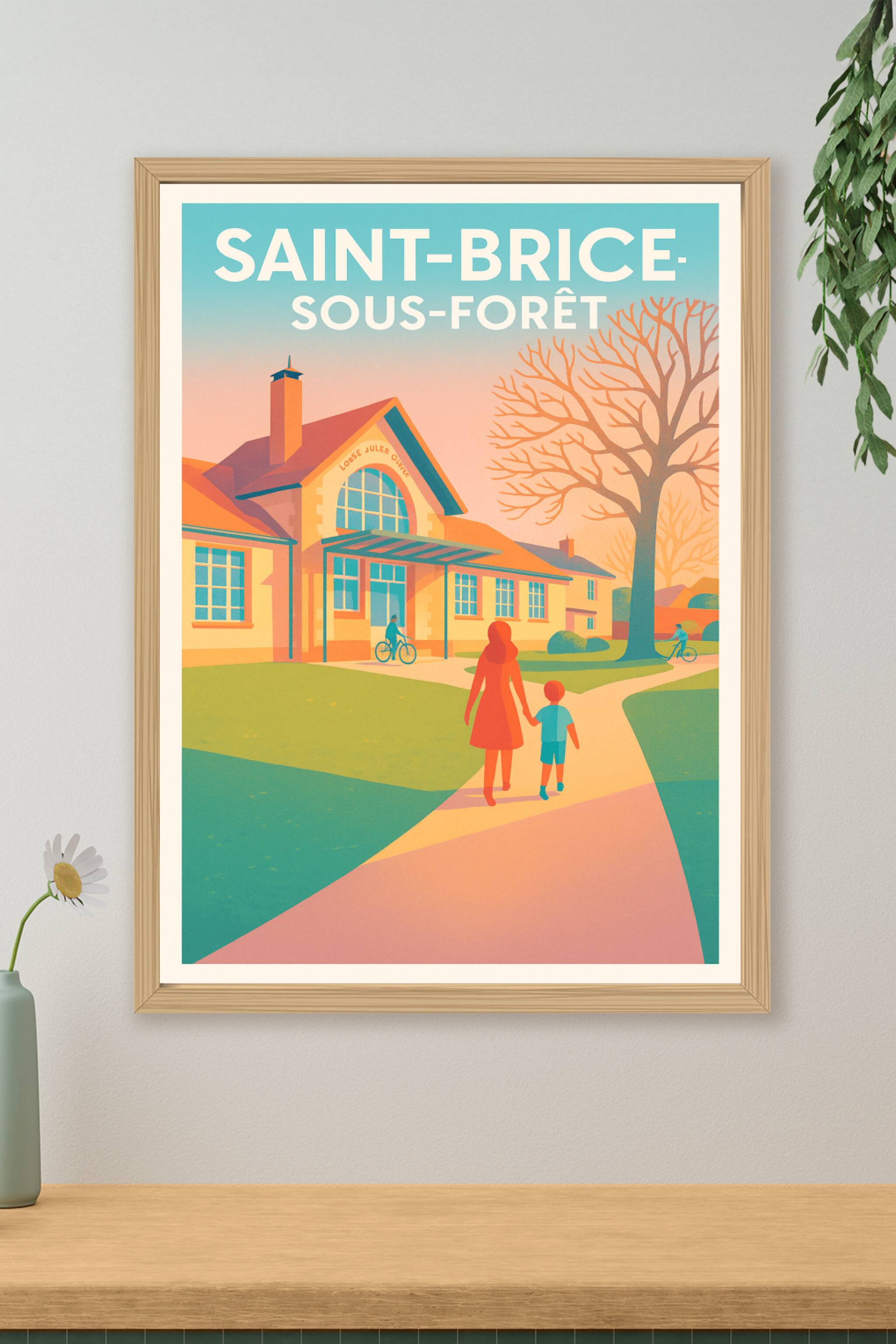 Affiche de Saint-Brice-sous-Forêt - Ambiance paisible et familiale