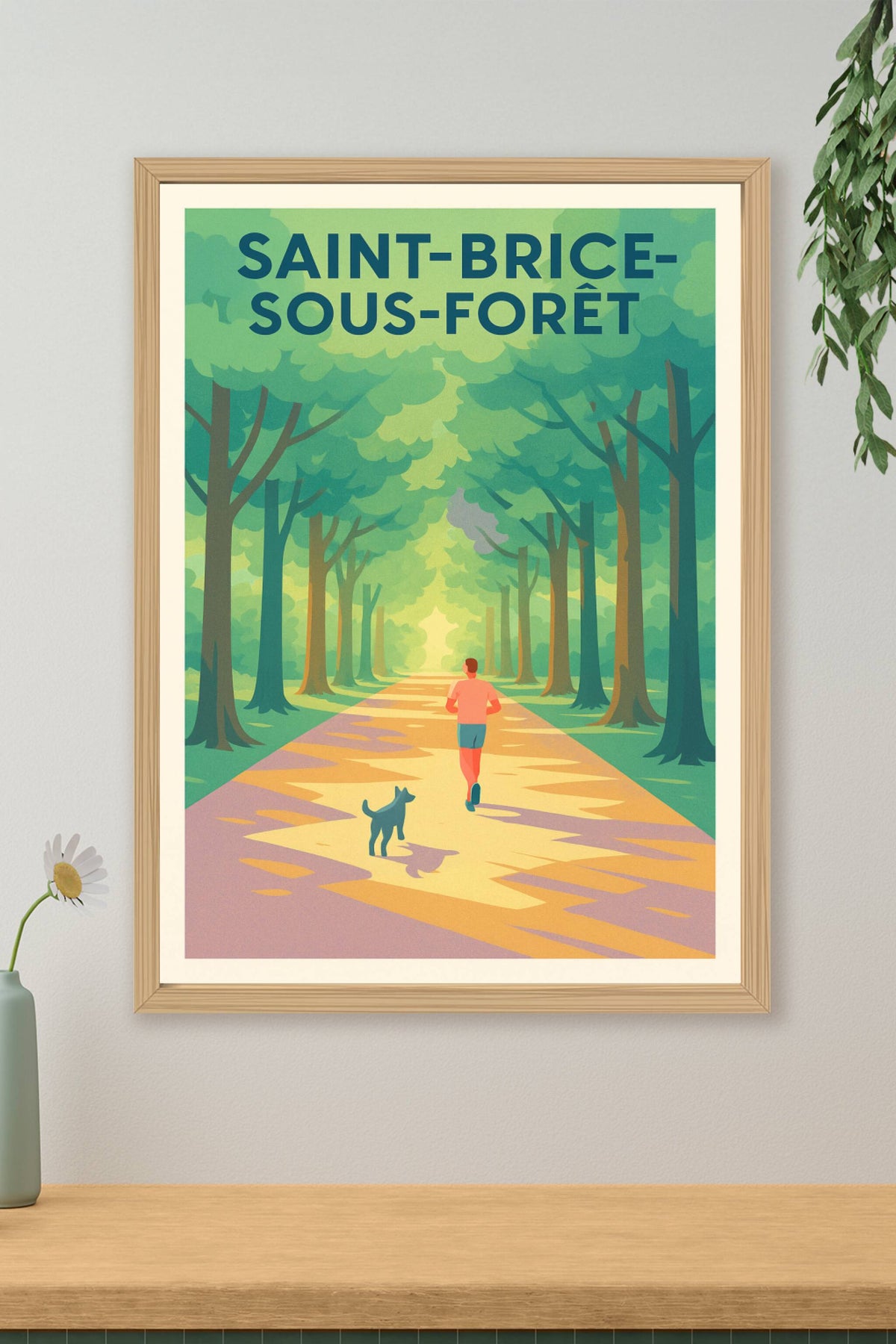 Affiche de Saint-Brice-sous-Forêt - Promenade en pleine nature
