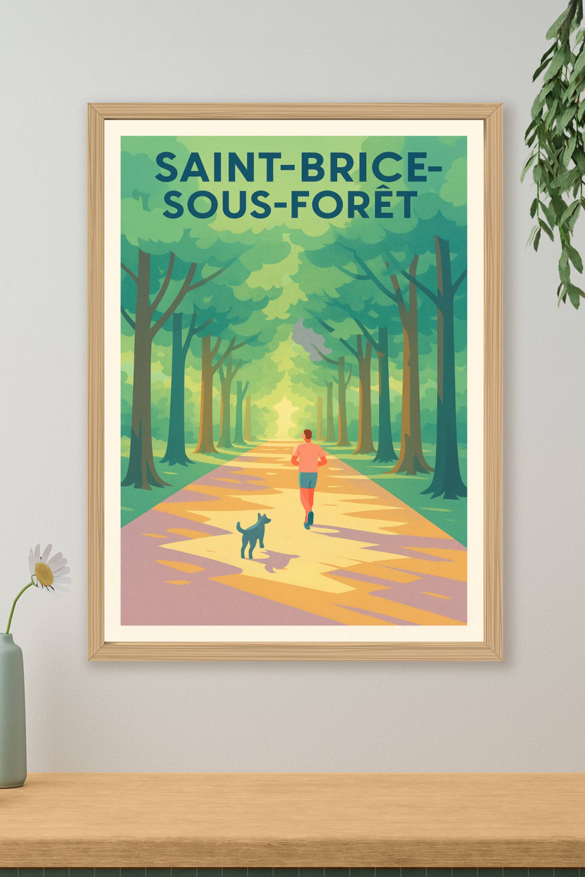 Affiche de Saint-Brice-sous-Forêt - Promenade en pleine nature