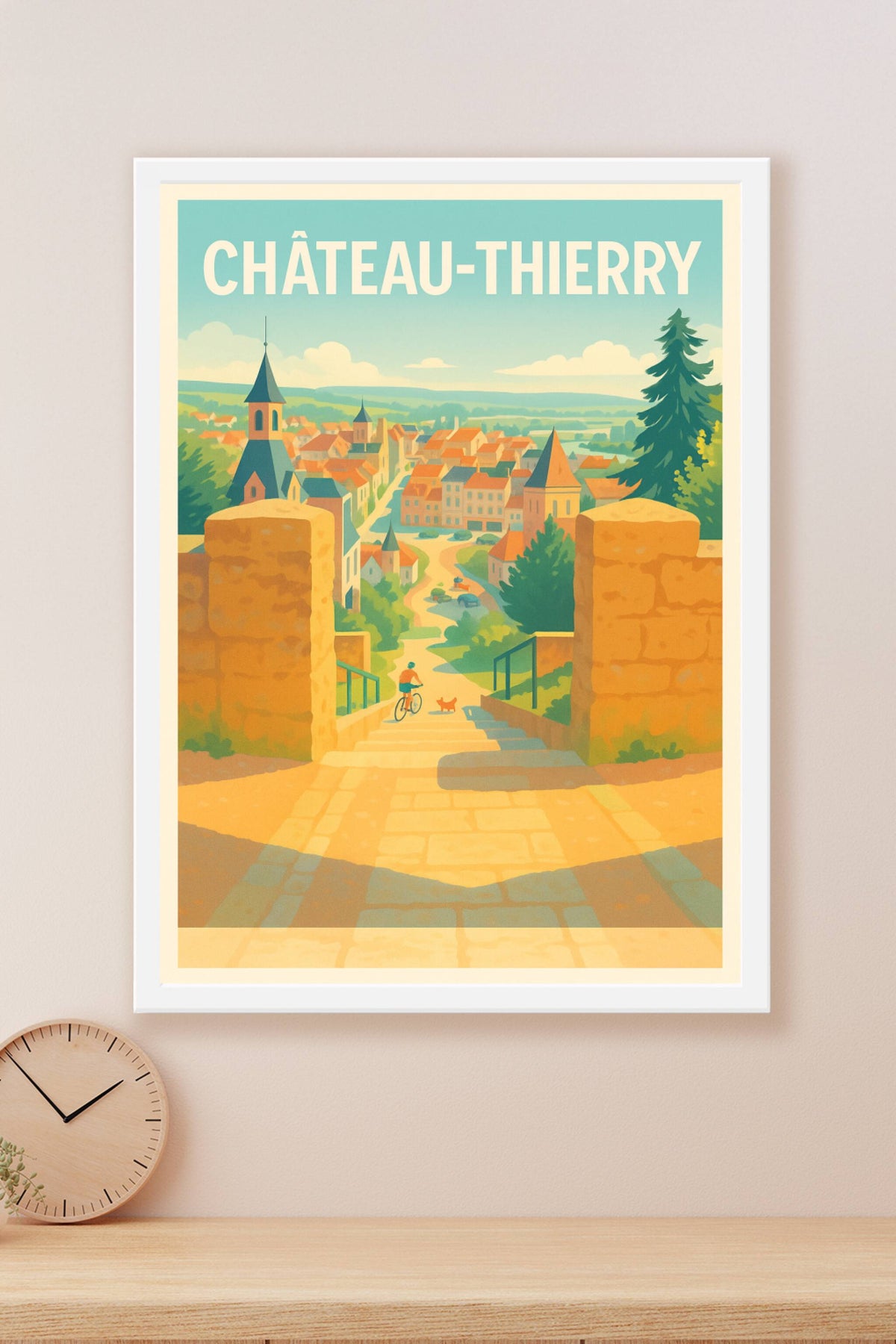 Affiche de Château-Thierry - En route vers le charme historique