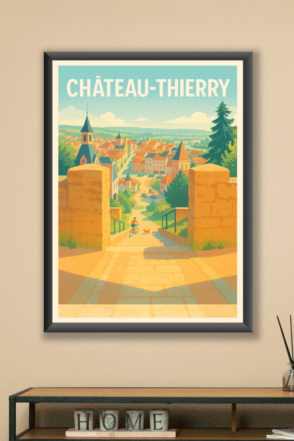 Affiche de Château-Thierry - En route vers le charme historique