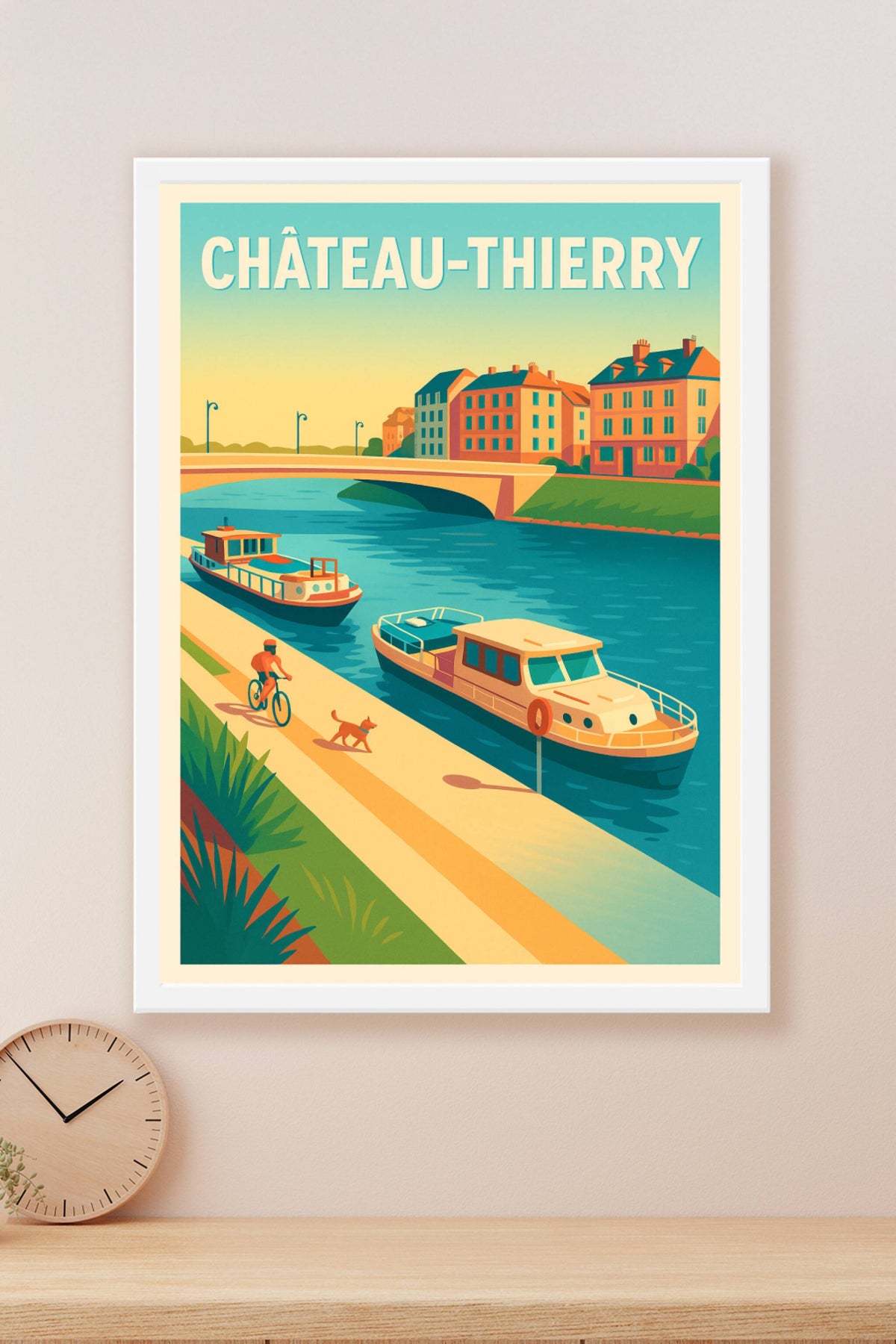 Affiche de Château-Thierry - Balade paisible au bord de l'eau