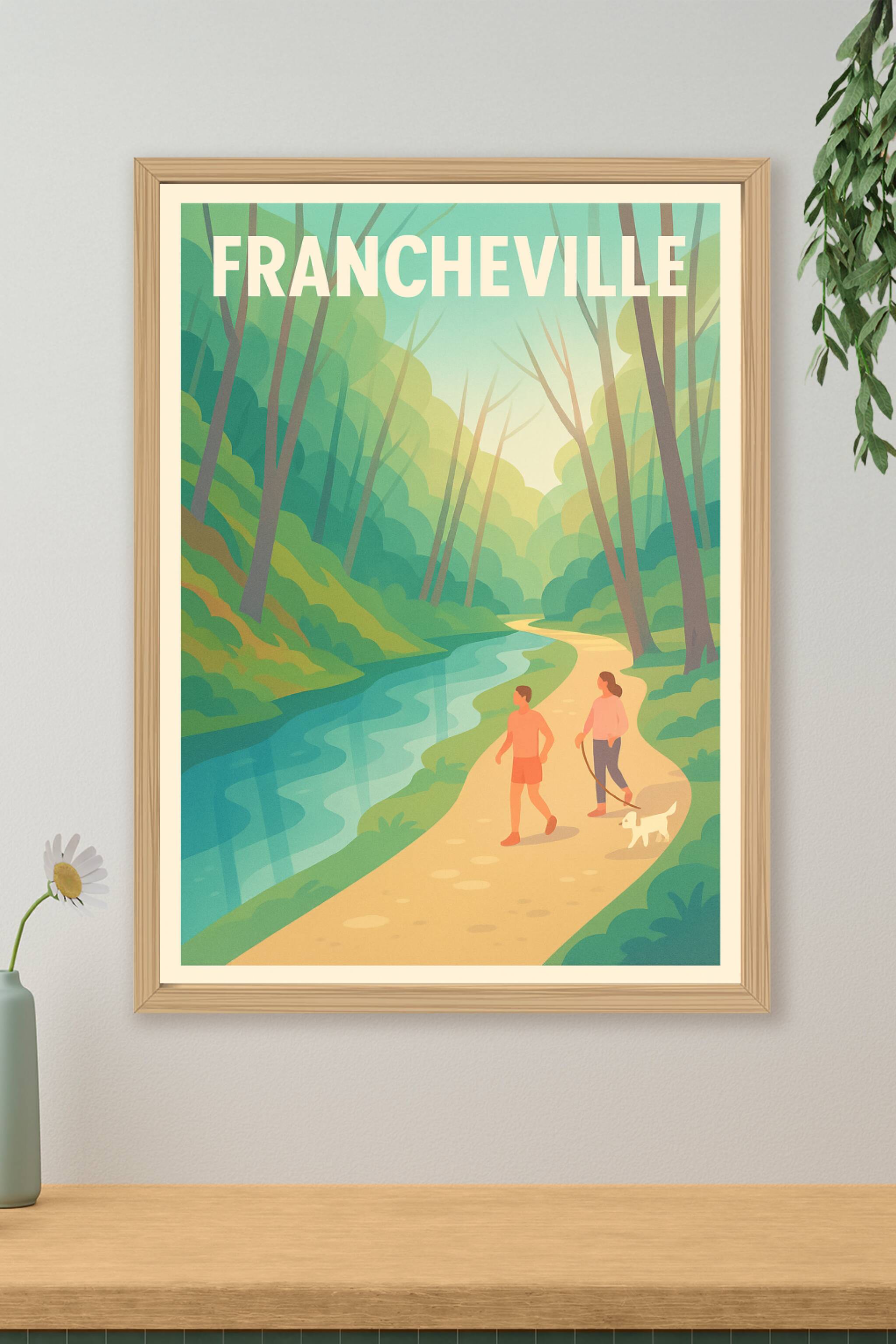 Affiche de Francheville - Balade paisible en nature