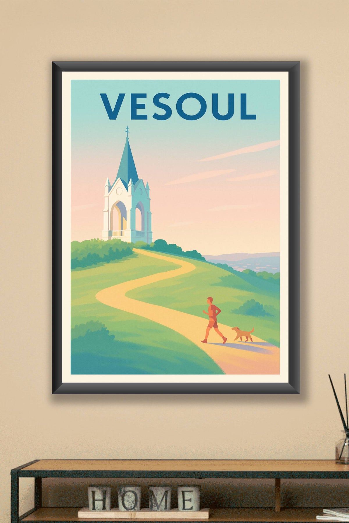 Affiche de Vesoul - Promenade au sommet du Mont Vaudois