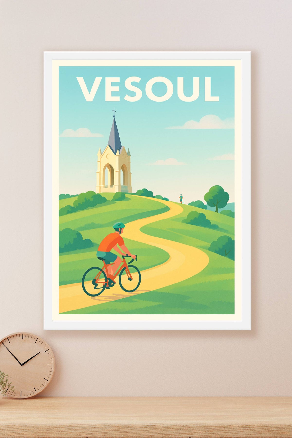 Affiche de Vesoul - Escapade à vélo au cœur de la nature