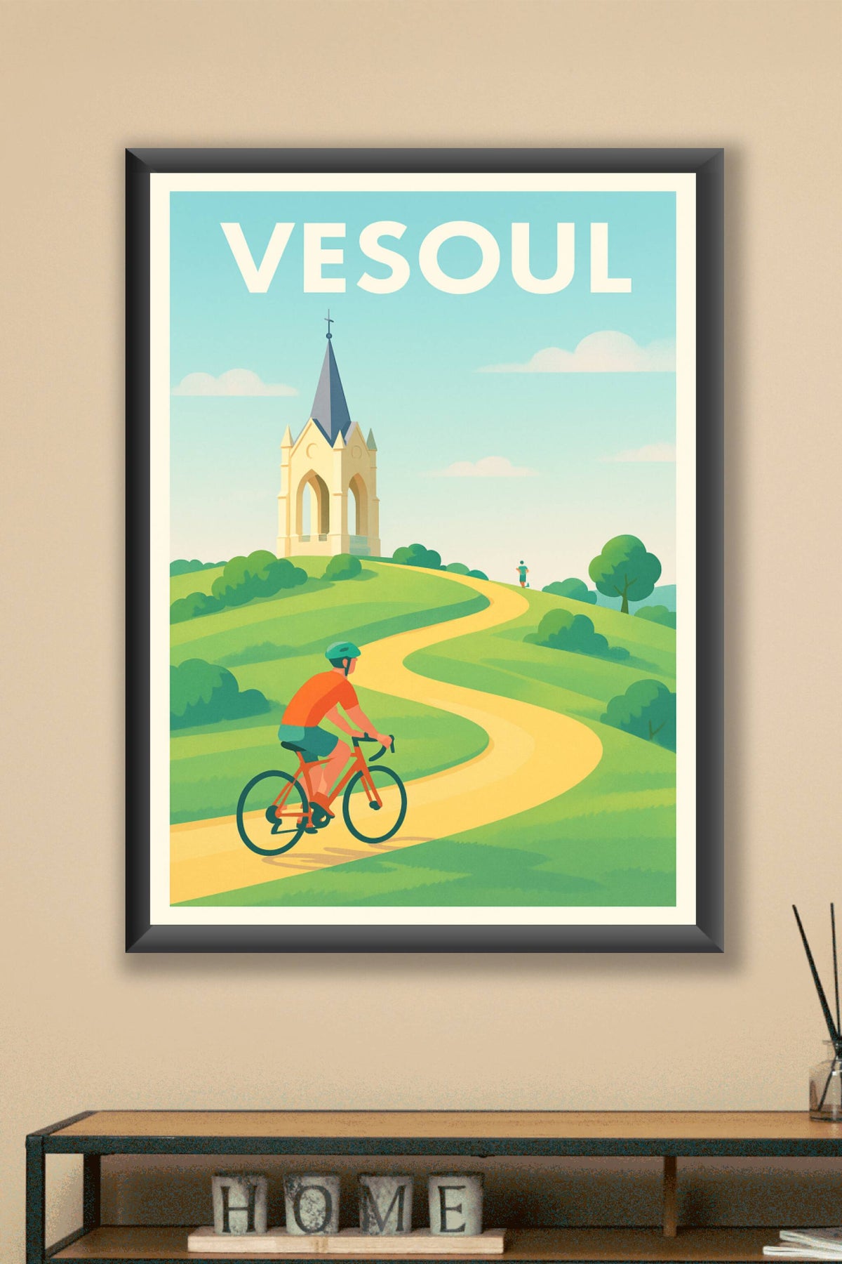 Affiche de Vesoul - Escapade à vélo au cœur de la nature