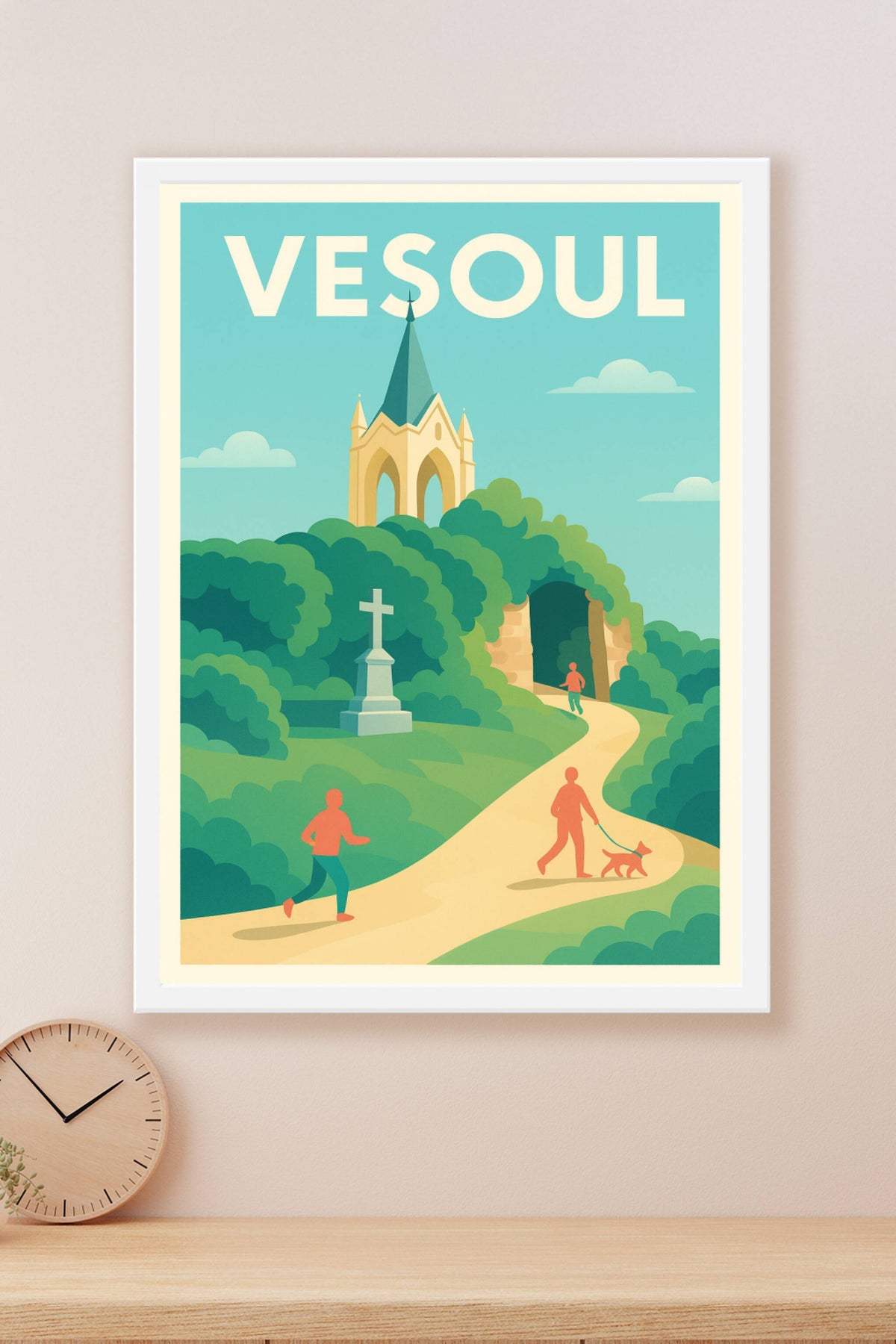 Affiche de Vesoul - Promenade bucolique au cœur de la nature