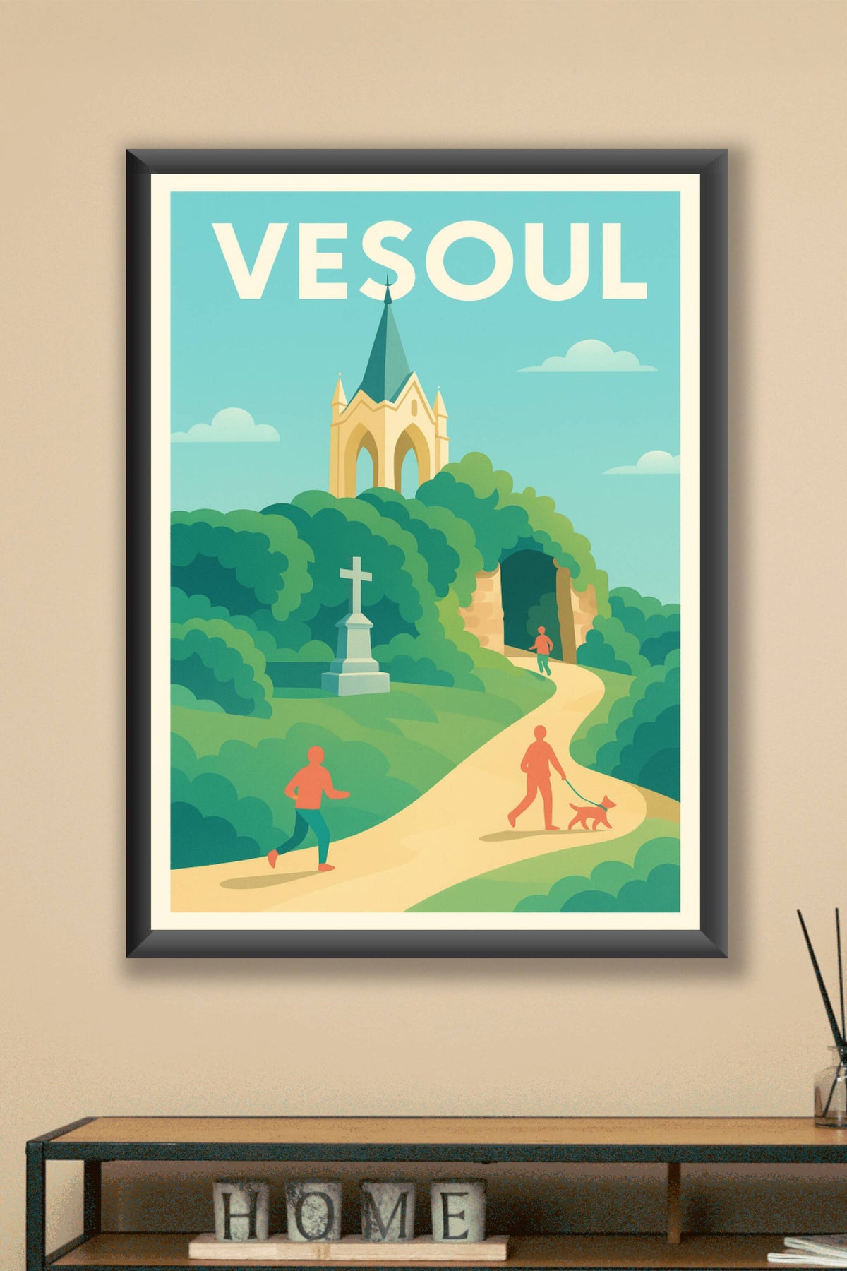 Affiche de Vesoul - Promenade bucolique au cœur de la nature