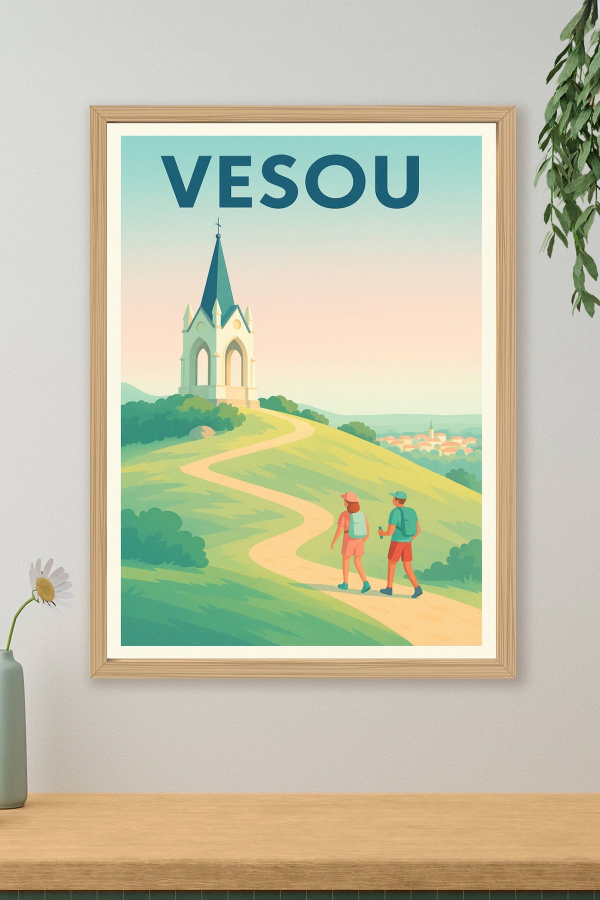 Affiche de Vesou - Promenade au sommet du charme pastoral