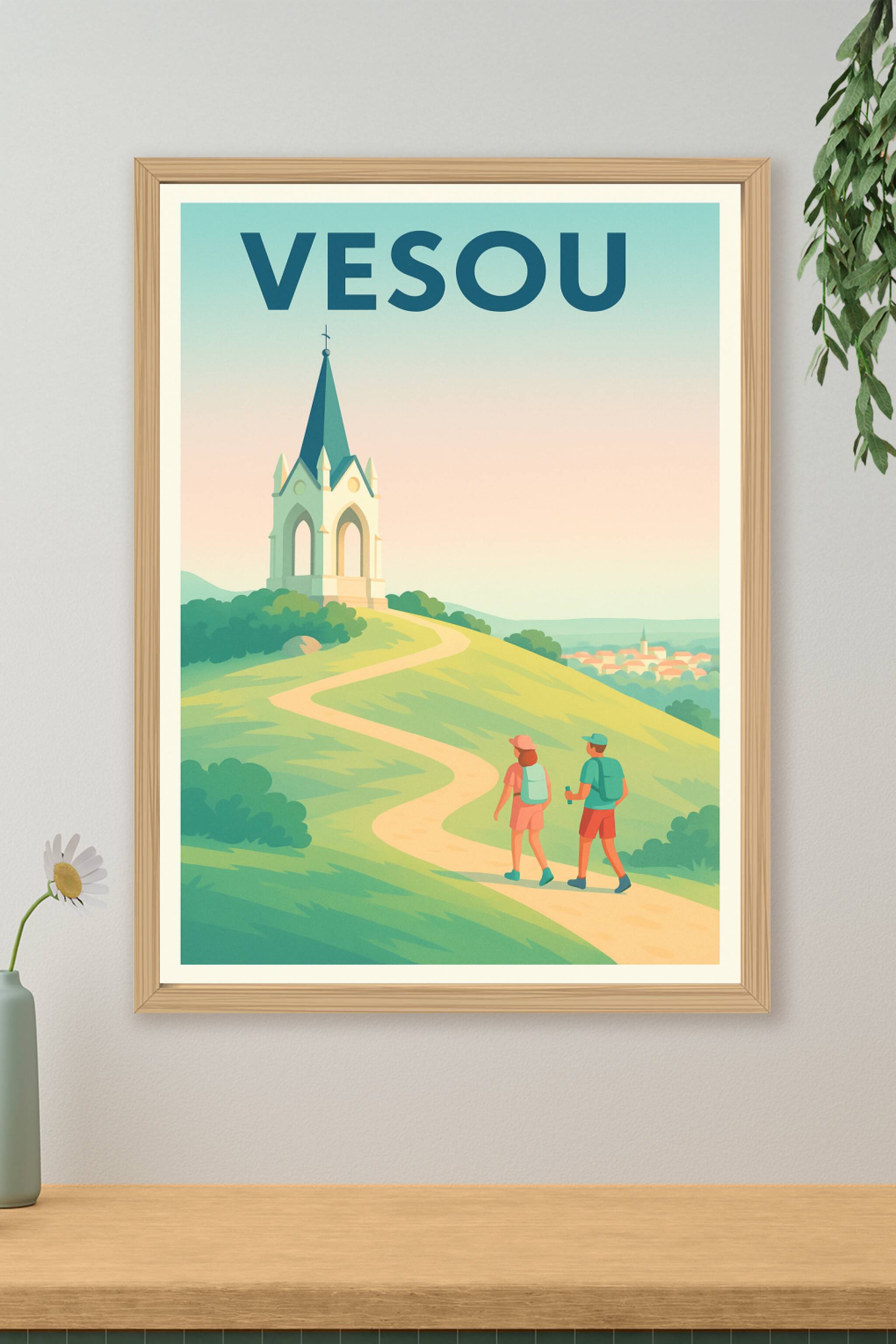 Affiche de Vesou - Promenade au sommet du charme pastoral
