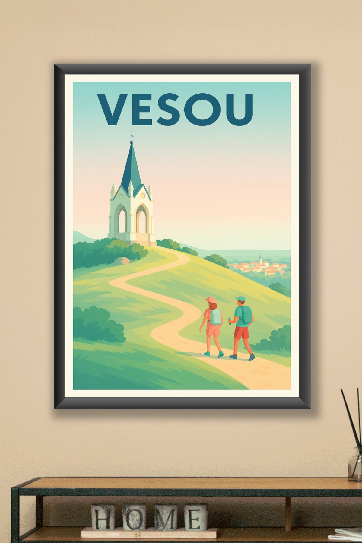 Affiche de Vesou - Promenade au sommet du charme pastoral