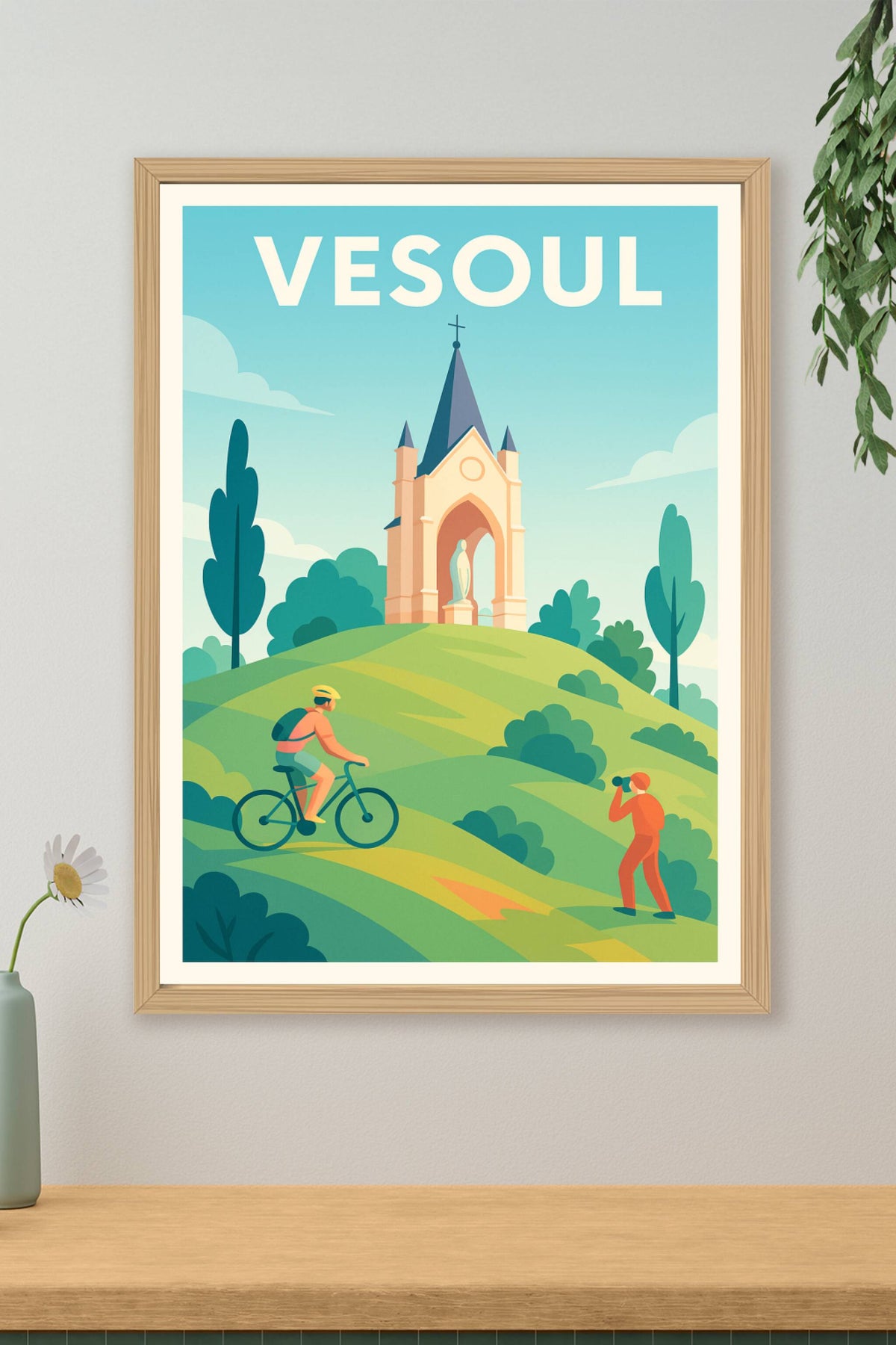 Affiche de Vesoul - Nature et découvertes au sommet