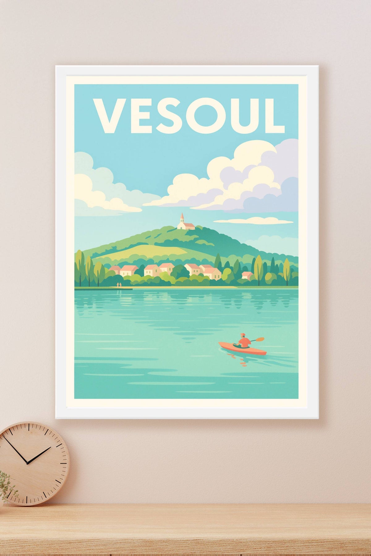Affiche de Vesoul - Calmitude et nature au fil de l'eau