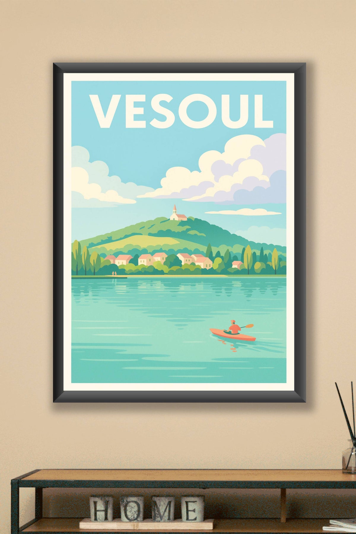 Affiche de Vesoul - Calmitude et nature au fil de l'eau