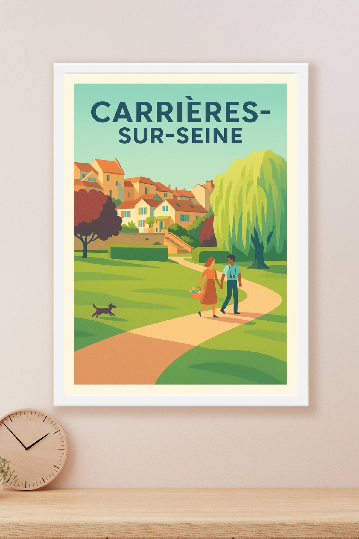 Affiche de Carrières-sur-Seine - Promenade bucolique au cœur de la ville