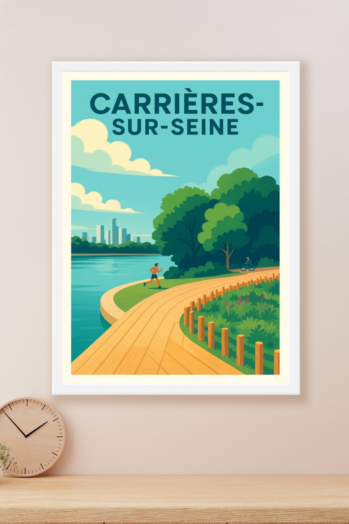 Affiche de Carrières-sur-Seine - Évasion nature en bord de Seine