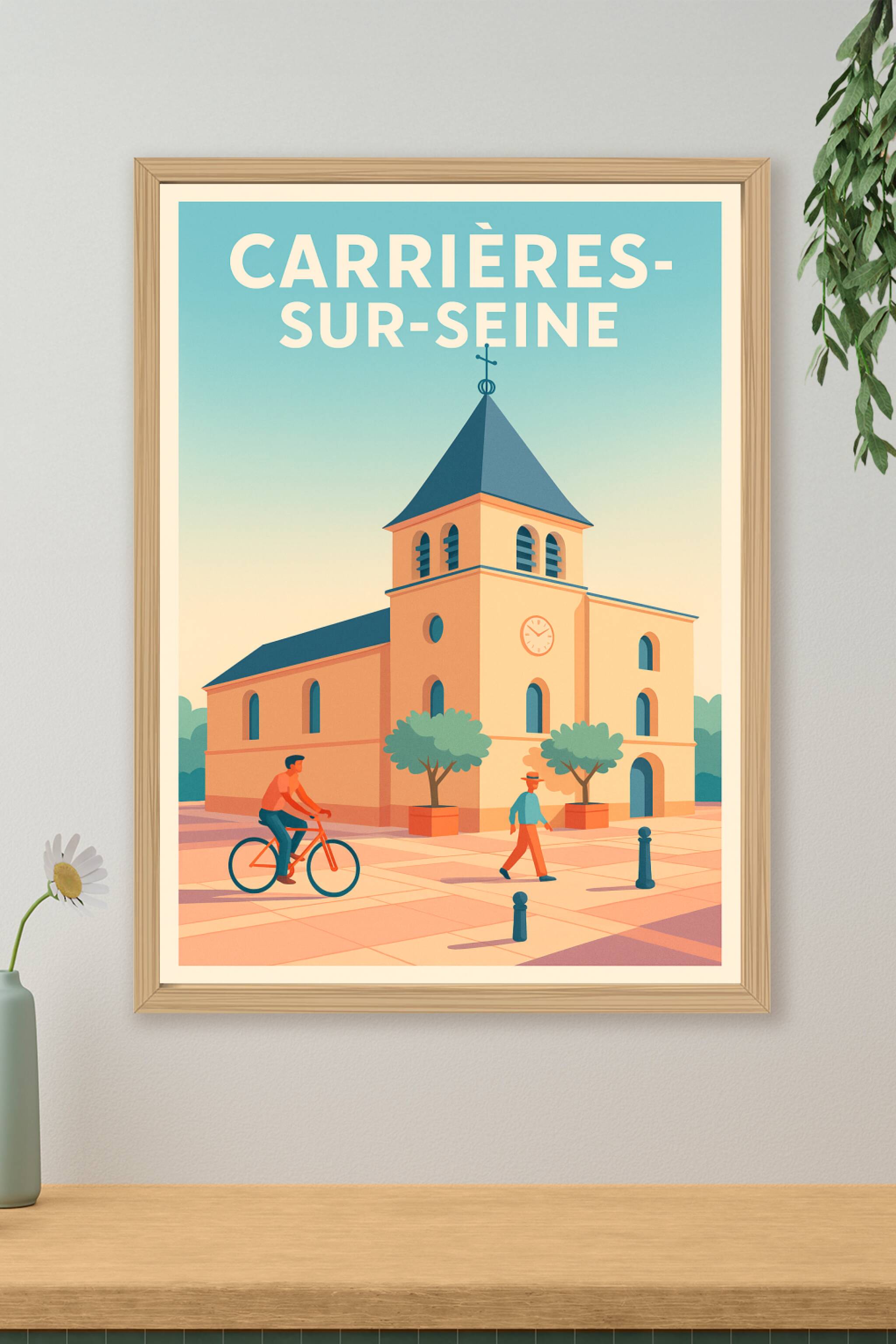 Affiche de Carrières-sur-Seine - Charme paisible au cœur de la ville