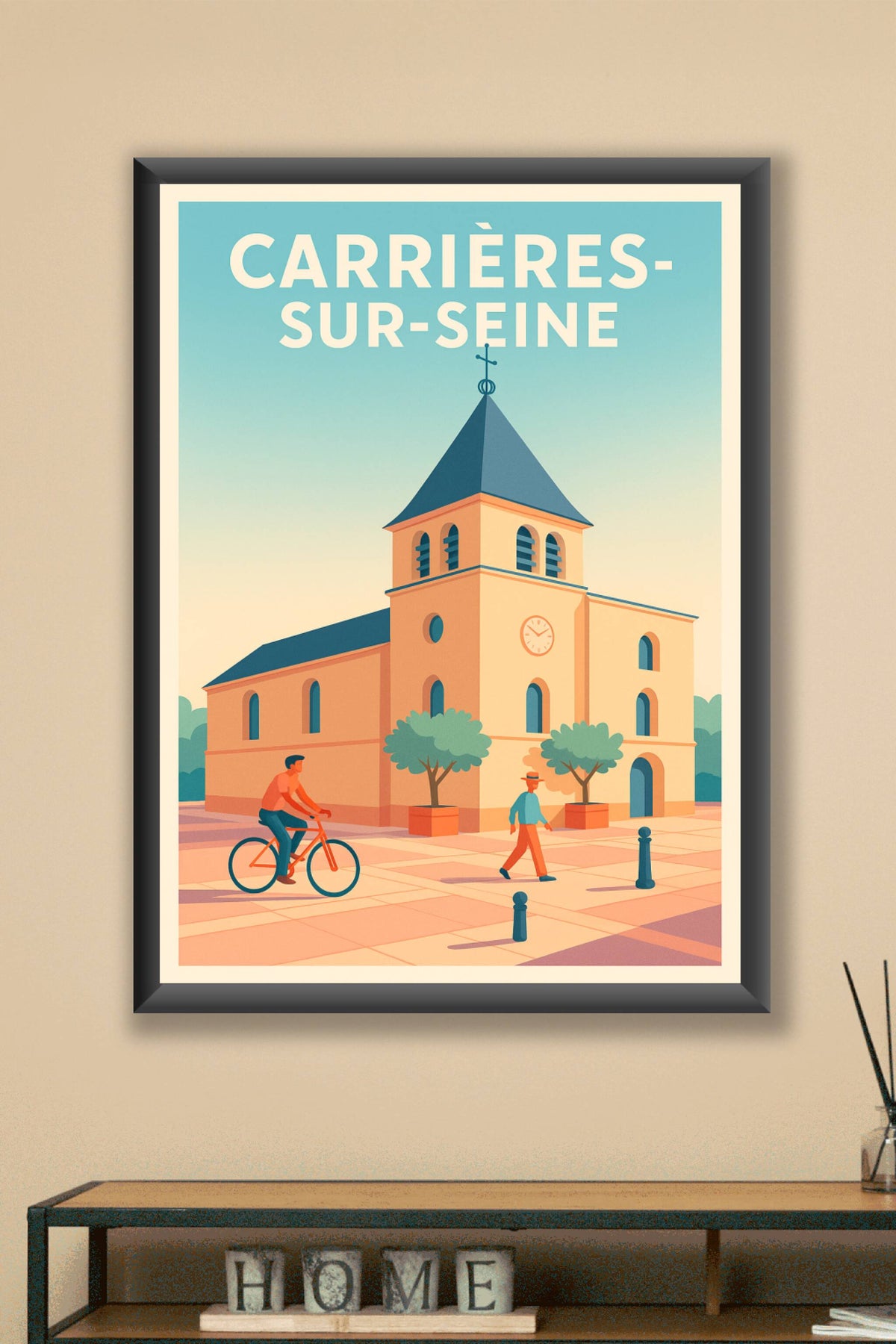 Affiche de Carrières-sur-Seine - Charme paisible au cœur de la ville