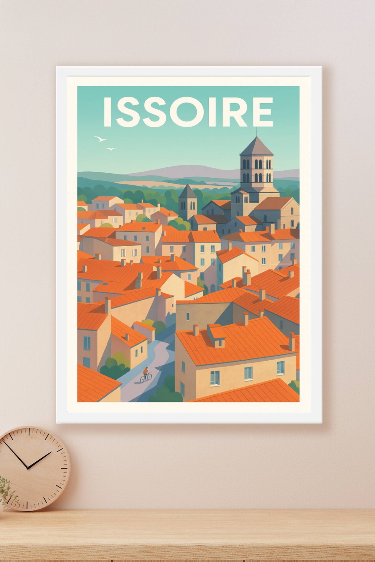 Affiche de Issoire - Charme et sérénité au cœur de l'Auvergne