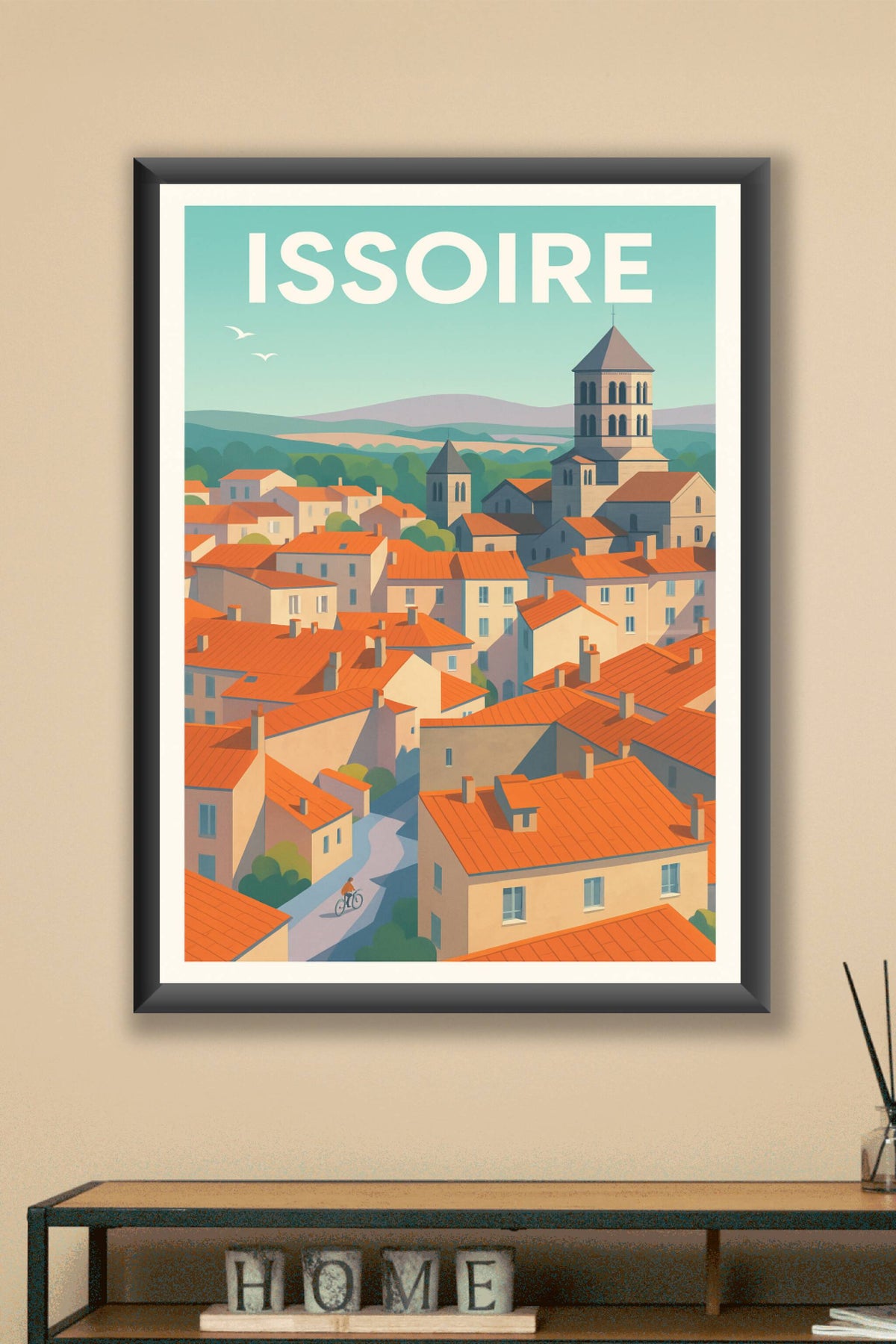 Affiche de Issoire - Charme et sérénité au cœur de l'Auvergne