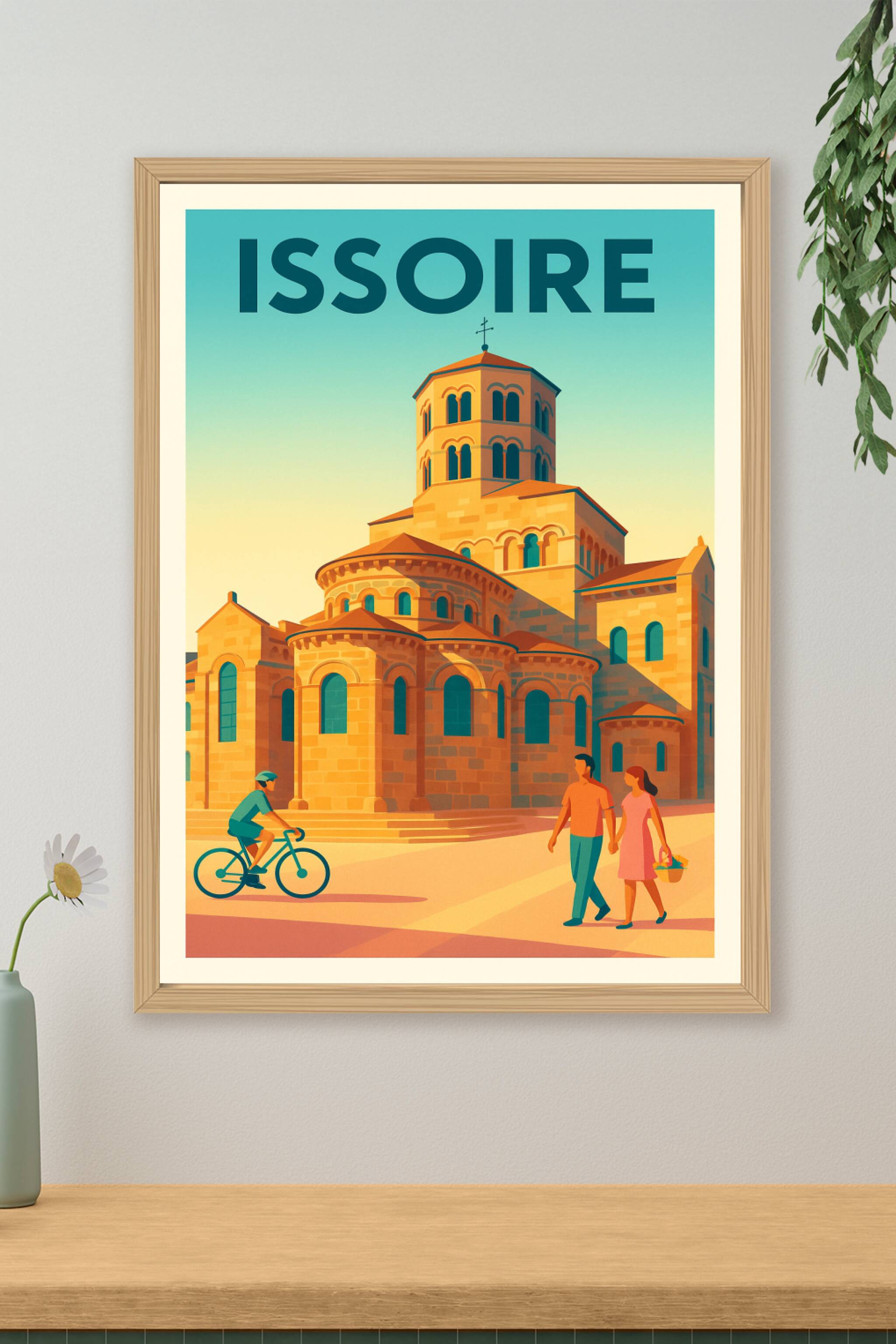 Affiche de Issoire - Charme Roman au Cœur de l'Auvergne