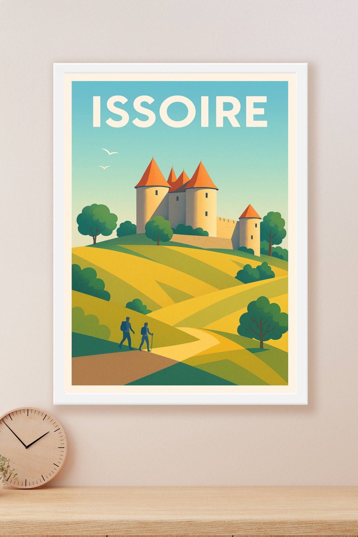 Affiche de Issoire - Charme médiéval et nature apaisante