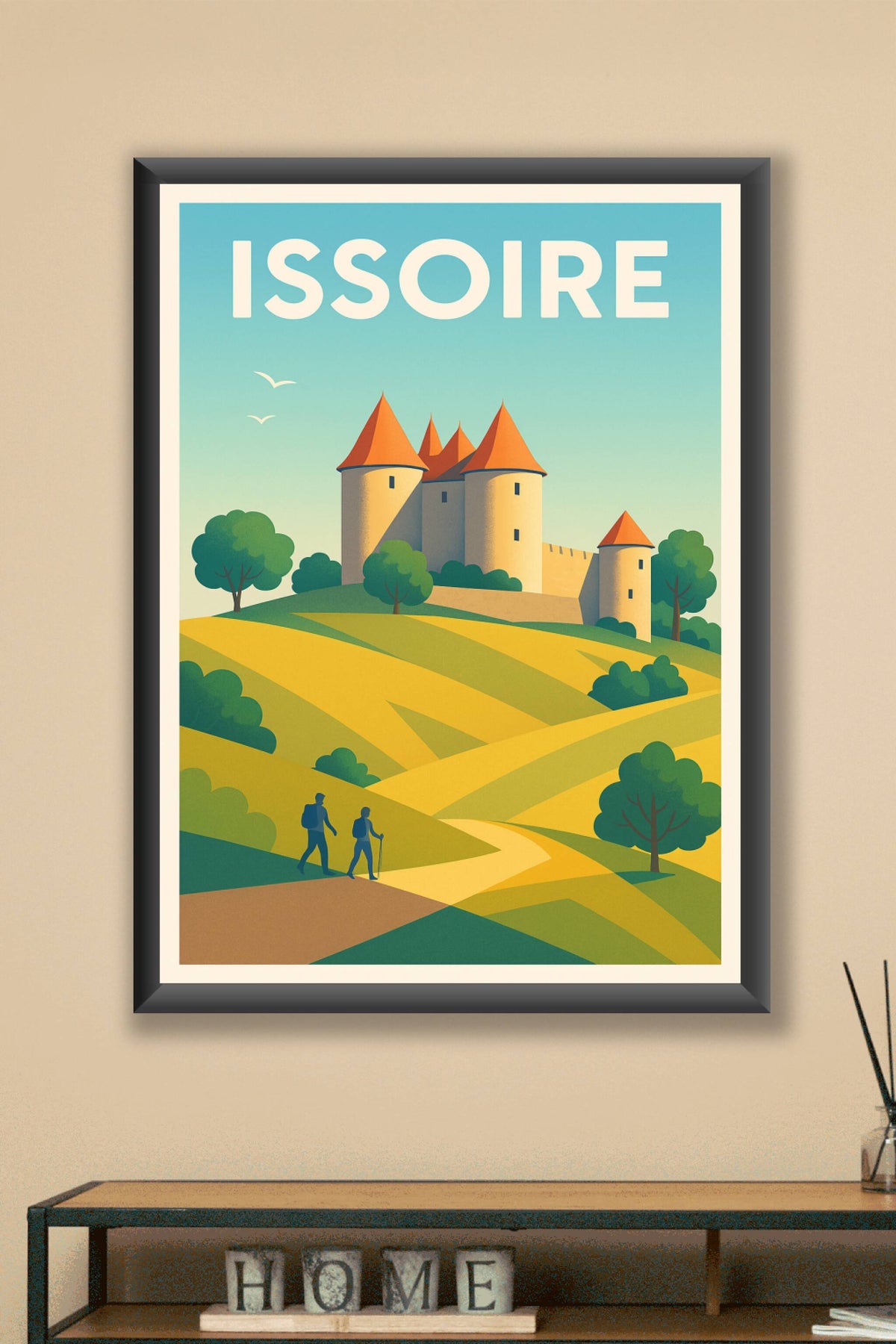 Affiche de Issoire - Charme médiéval et nature apaisante