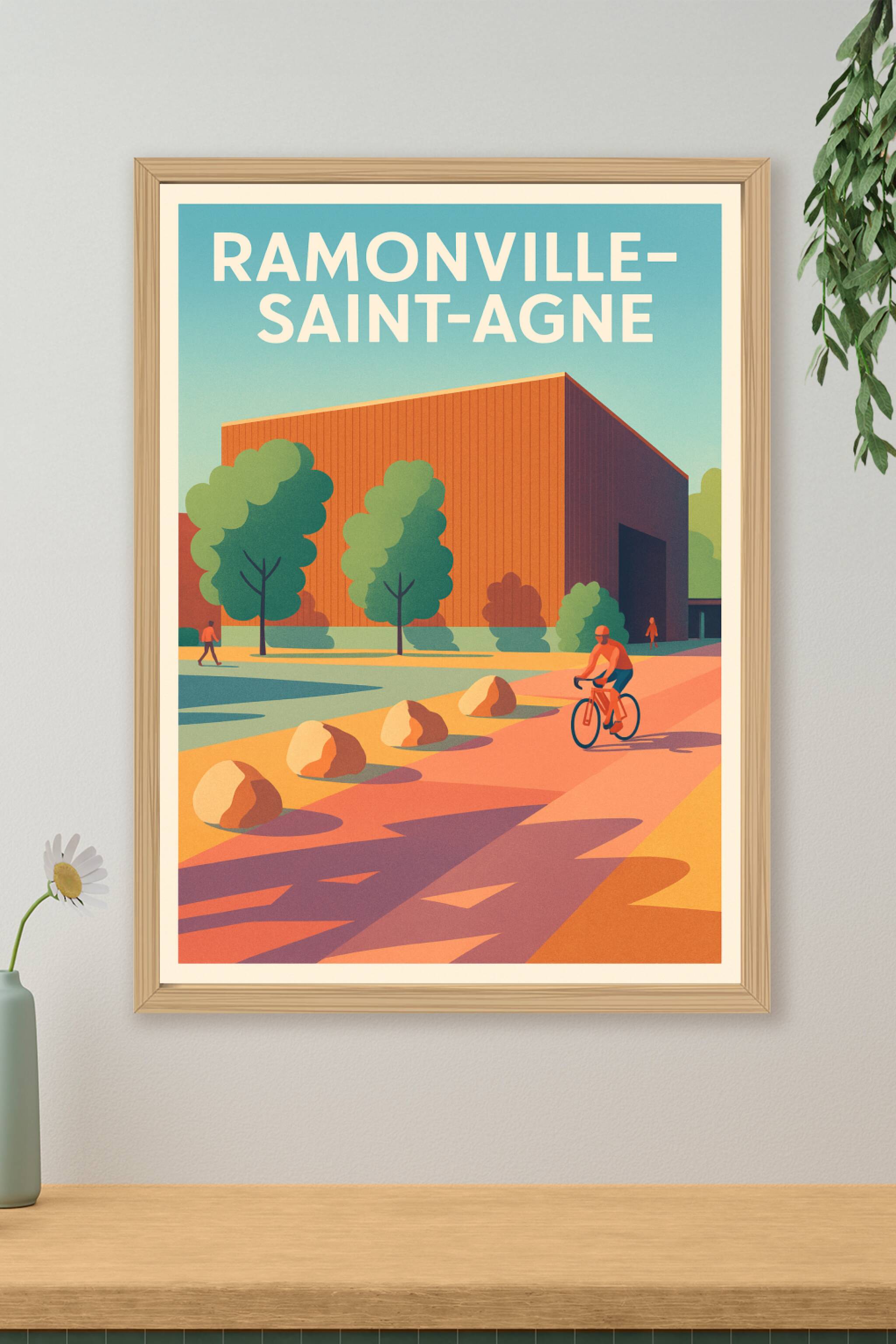 Affiche de Ramonville-Saint-Agne - Sérénité urbaine et nature en harmonie