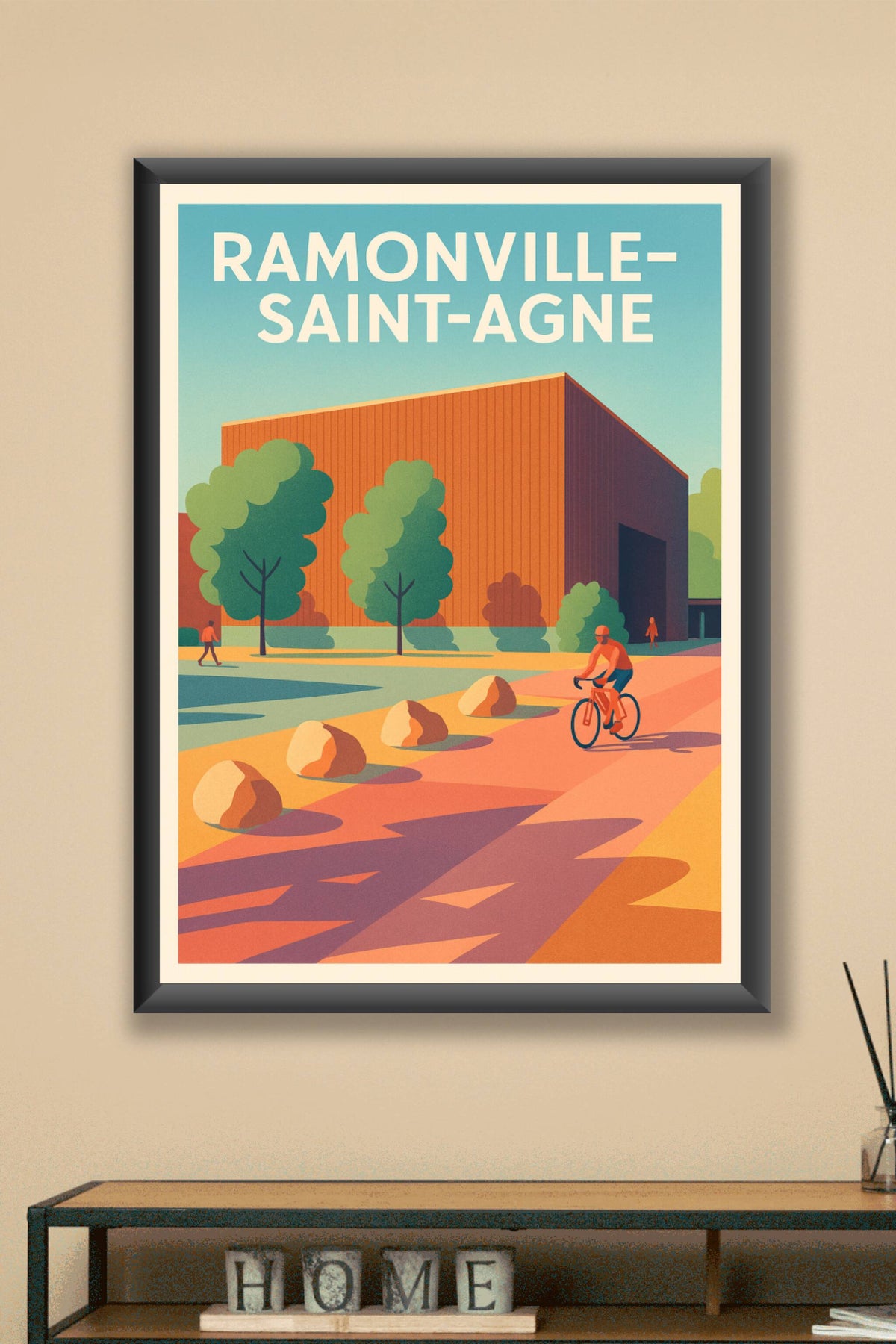 Affiche de Ramonville-Saint-Agne - Sérénité urbaine et nature en harmonie
