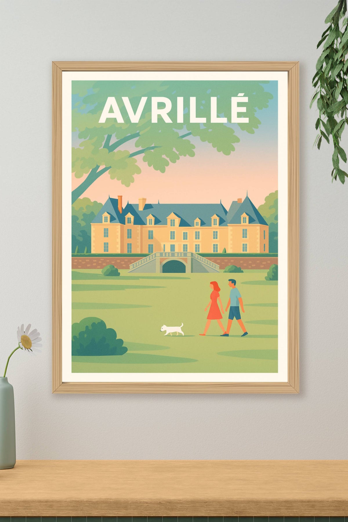 Affiche de Avrillé - Promenade bucolique au château