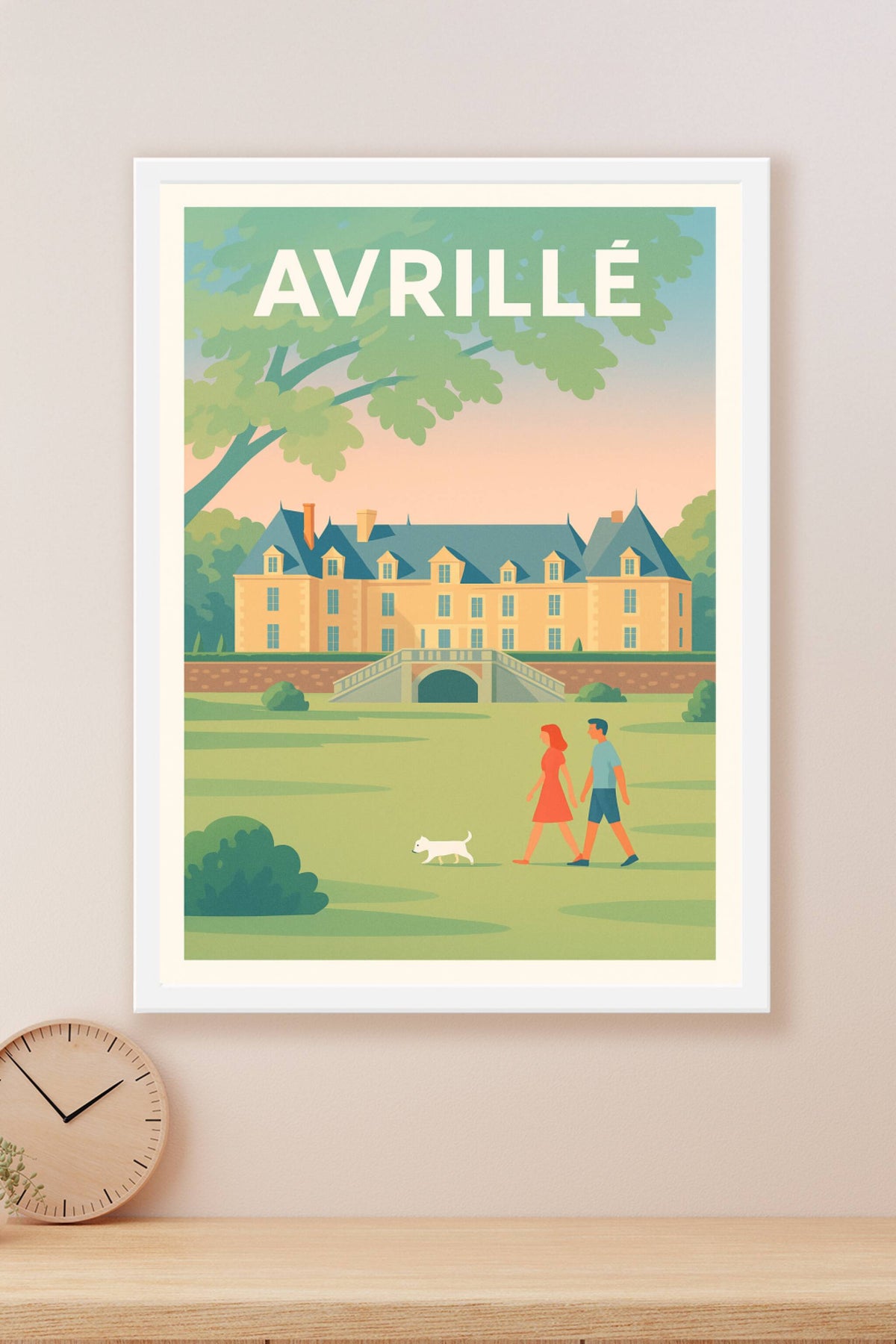 Affiche de Avrillé - Promenade bucolique au château