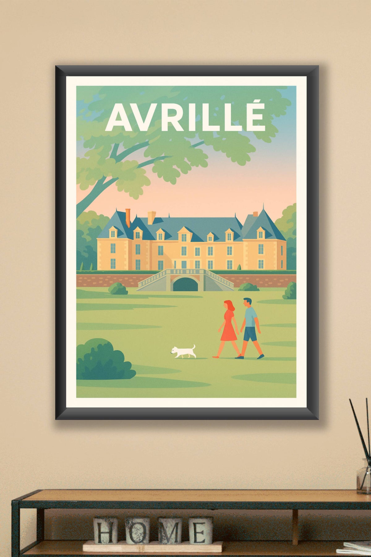 Affiche de Avrillé - Promenade bucolique au château