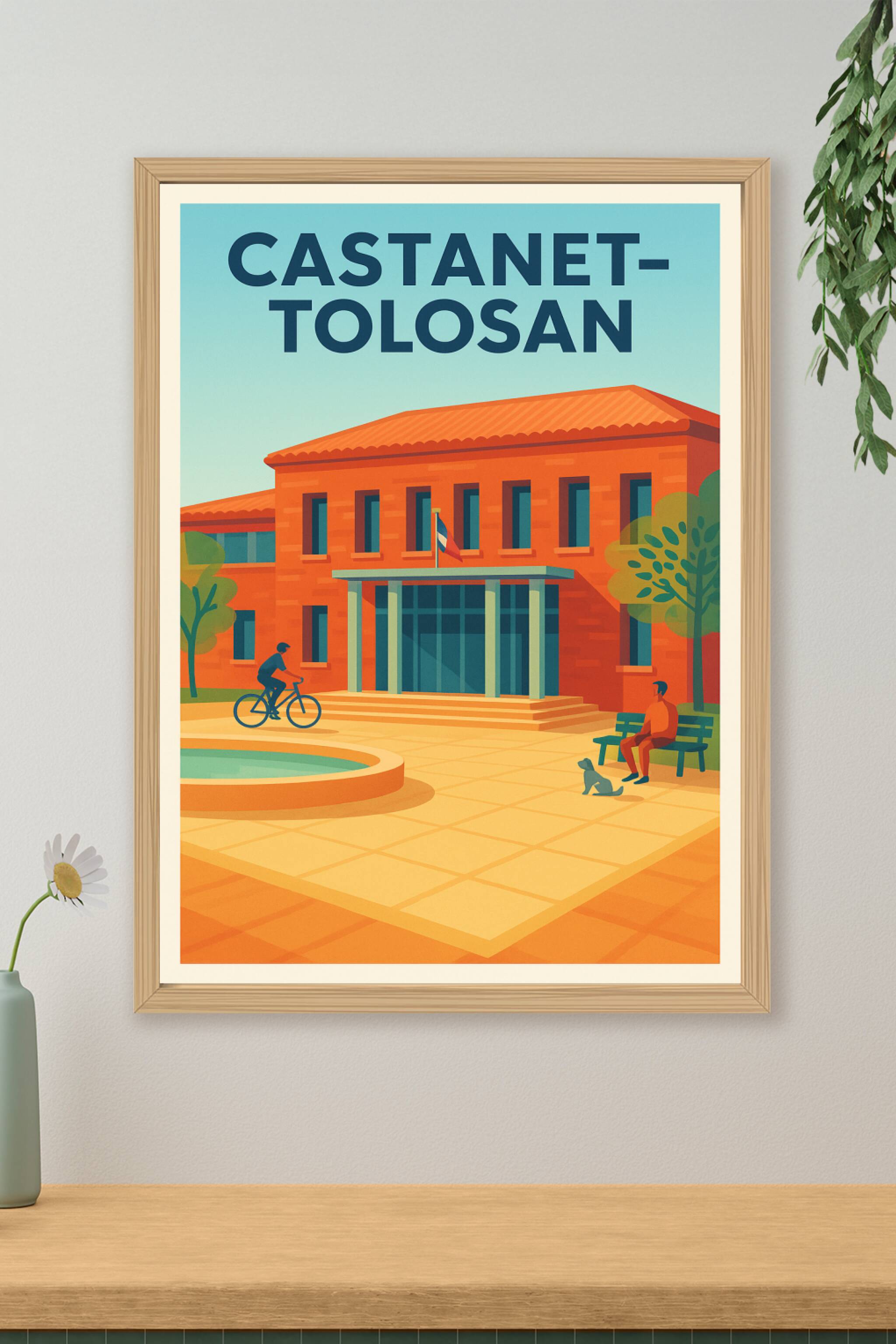 Affiche de Castanet-Tolosan - Charme et Sérénité en Midi-Pyrénées