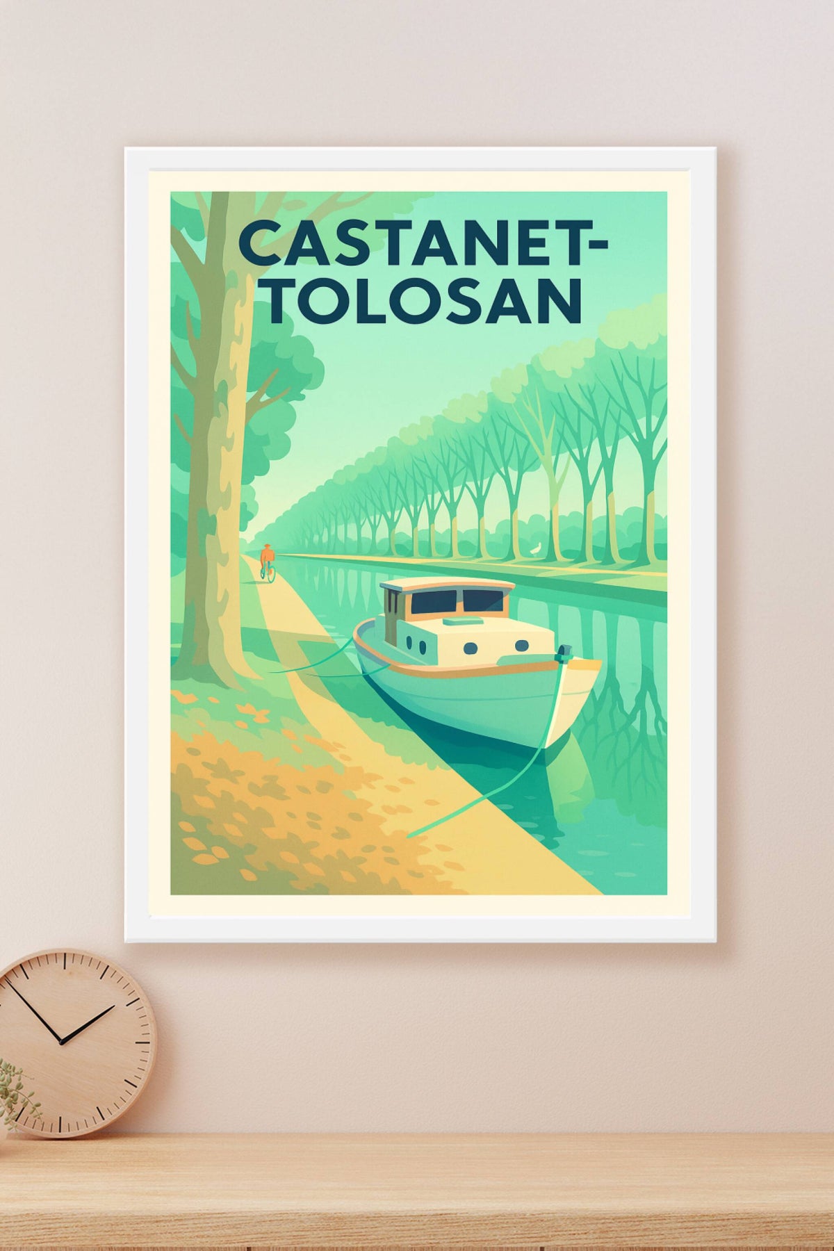 Affiche de Castanet-Tolosan - L'élégance paisible du canal