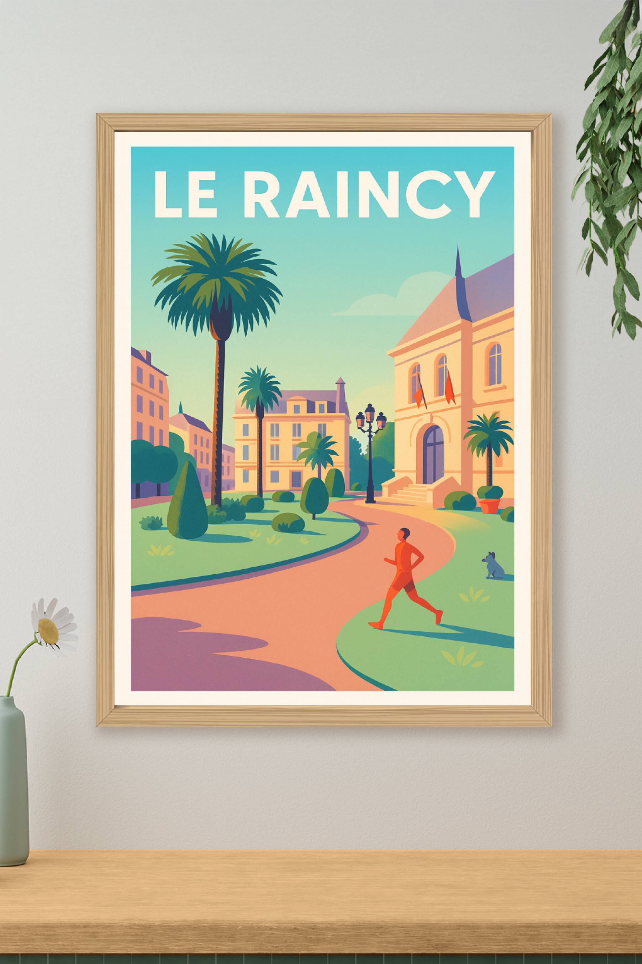 Affiche de Le Raincy - Promenade ensoleillée au cœur de la ville