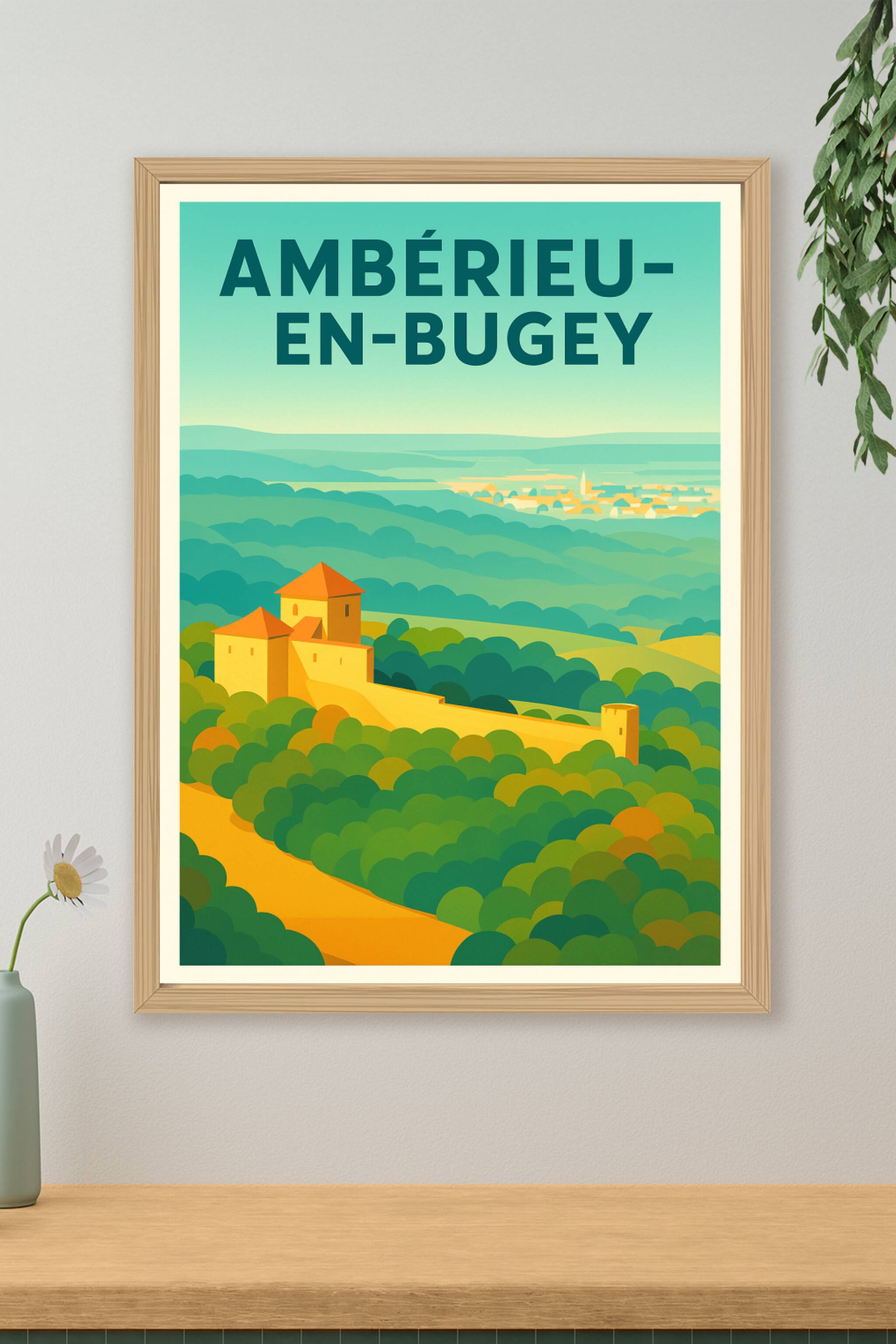 Affiche de Ambérieu-en-Bugey - Plongée au cœur d'un paysage enchanteur
