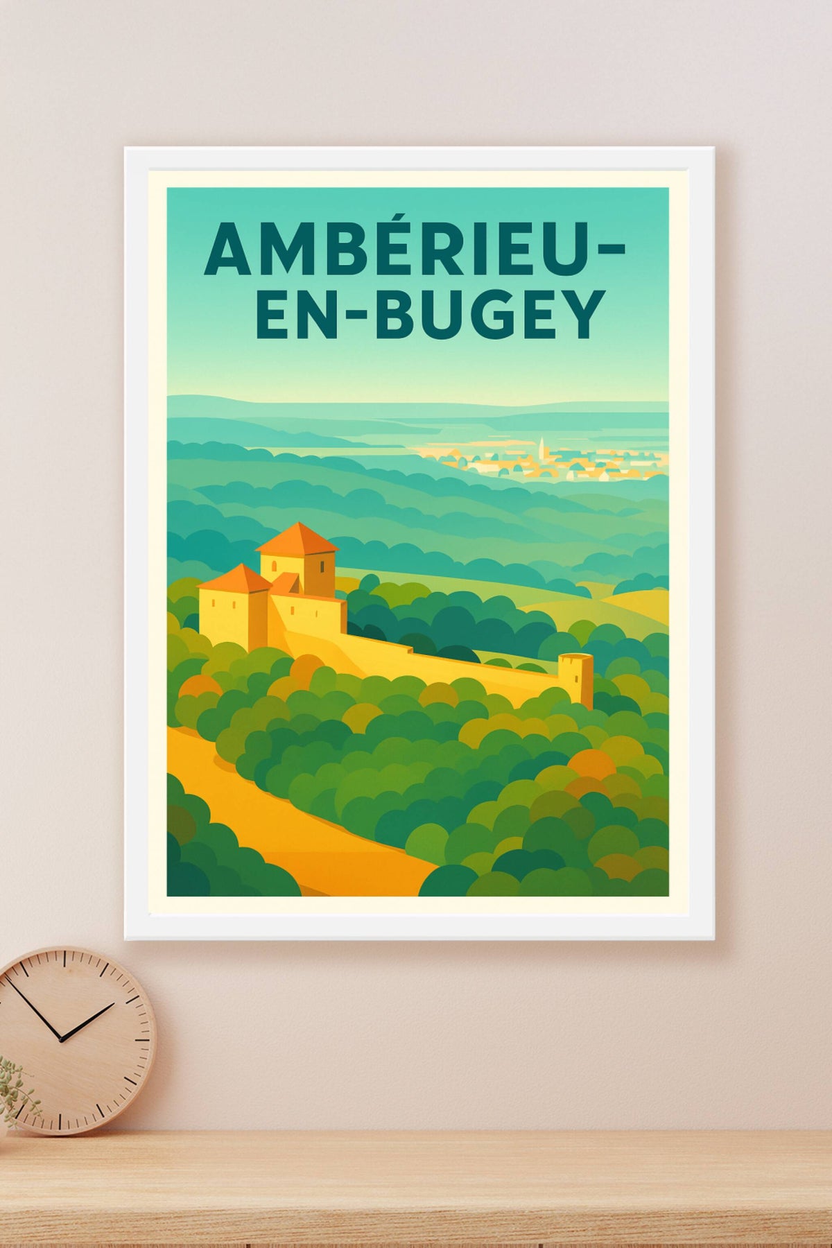 Affiche de Ambérieu-en-Bugey - Plongée au cœur d'un paysage enchanteur
