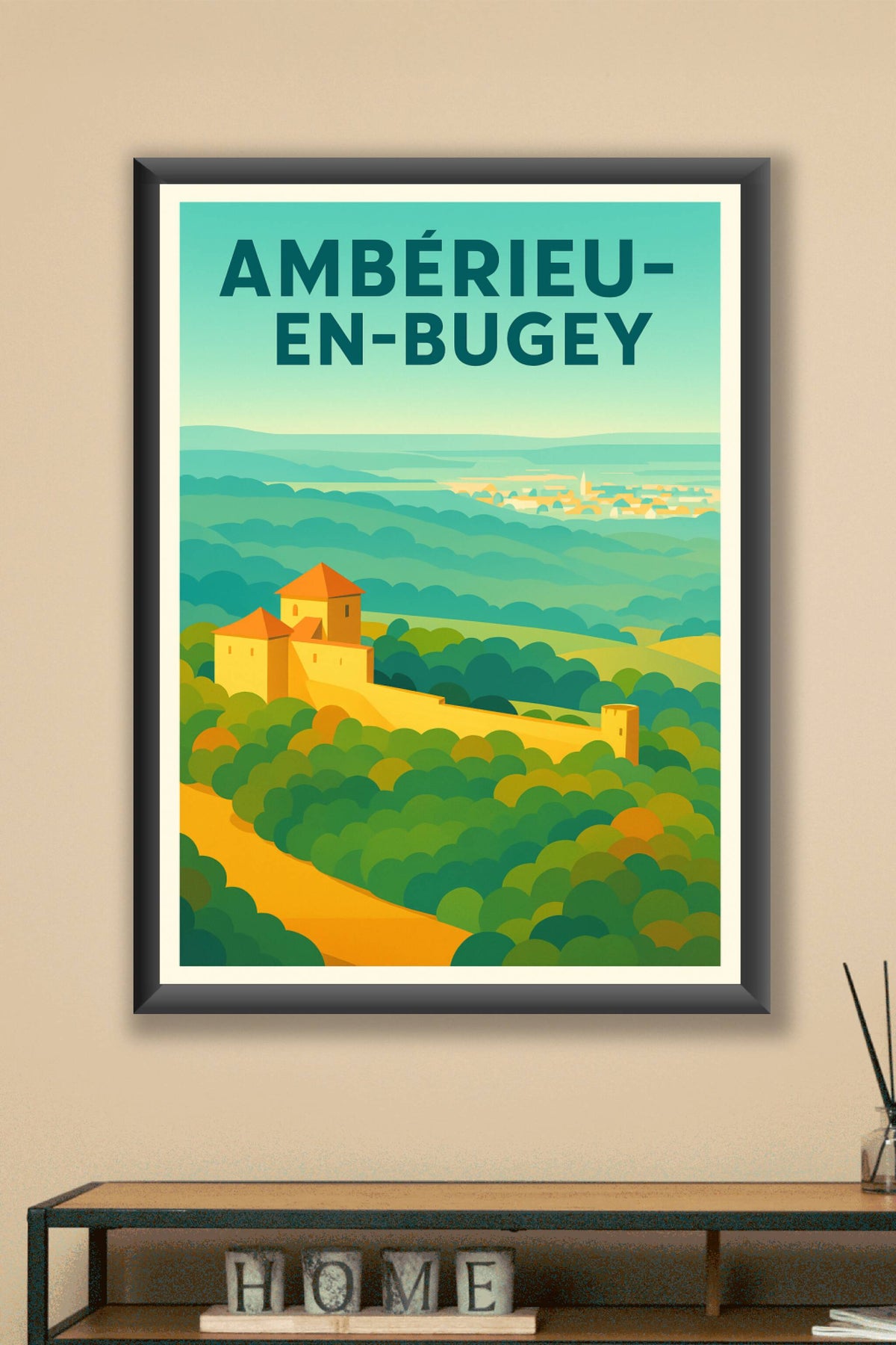 Affiche de Ambérieu-en-Bugey - Plongée au cœur d'un paysage enchanteur