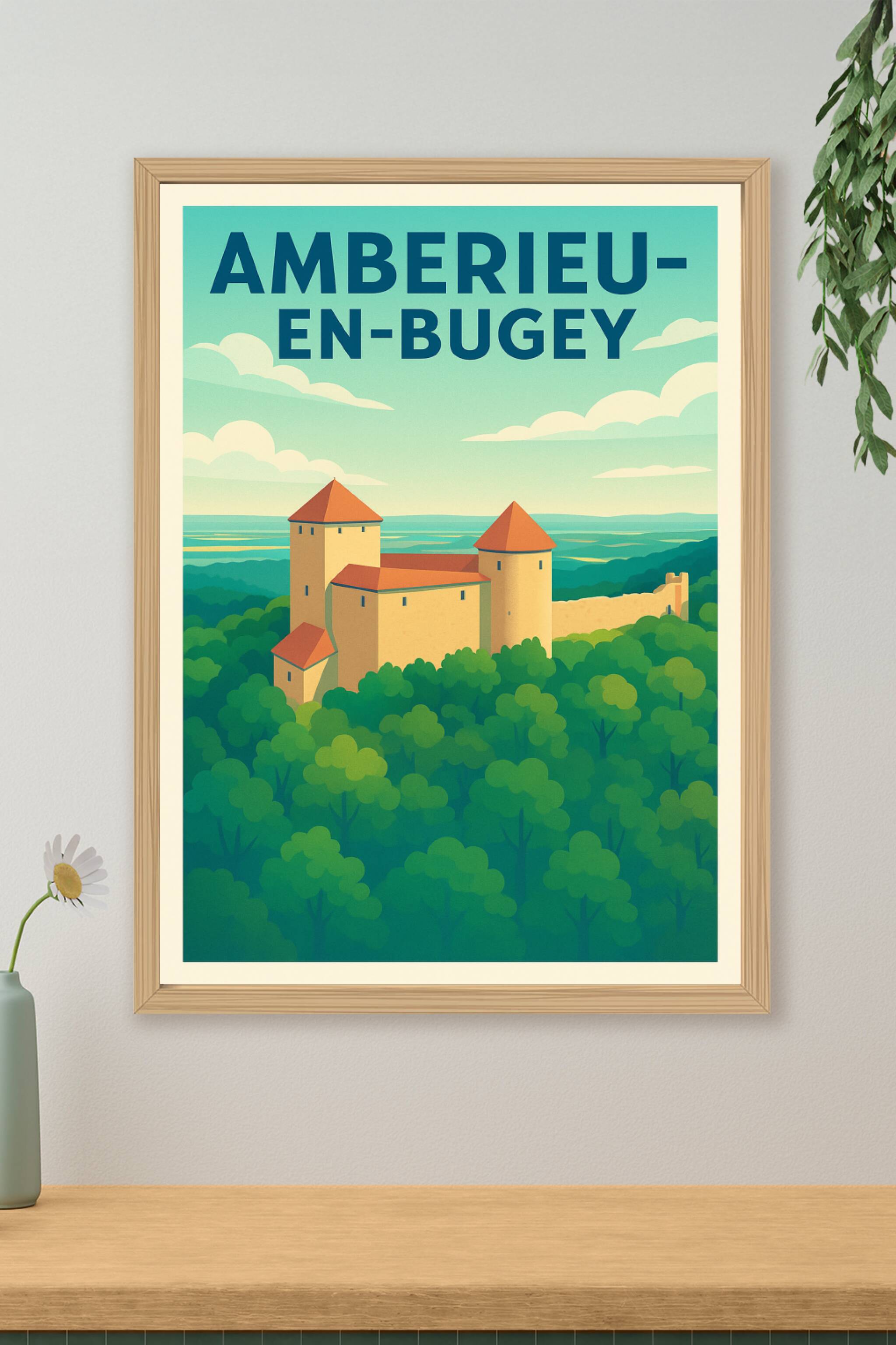 Affiche de Ambérieu-en-Bugey - Un havre historique en pleine nature