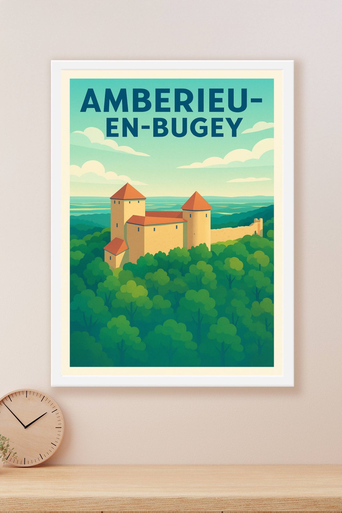 Affiche de Ambérieu-en-Bugey - Un havre historique en pleine nature
