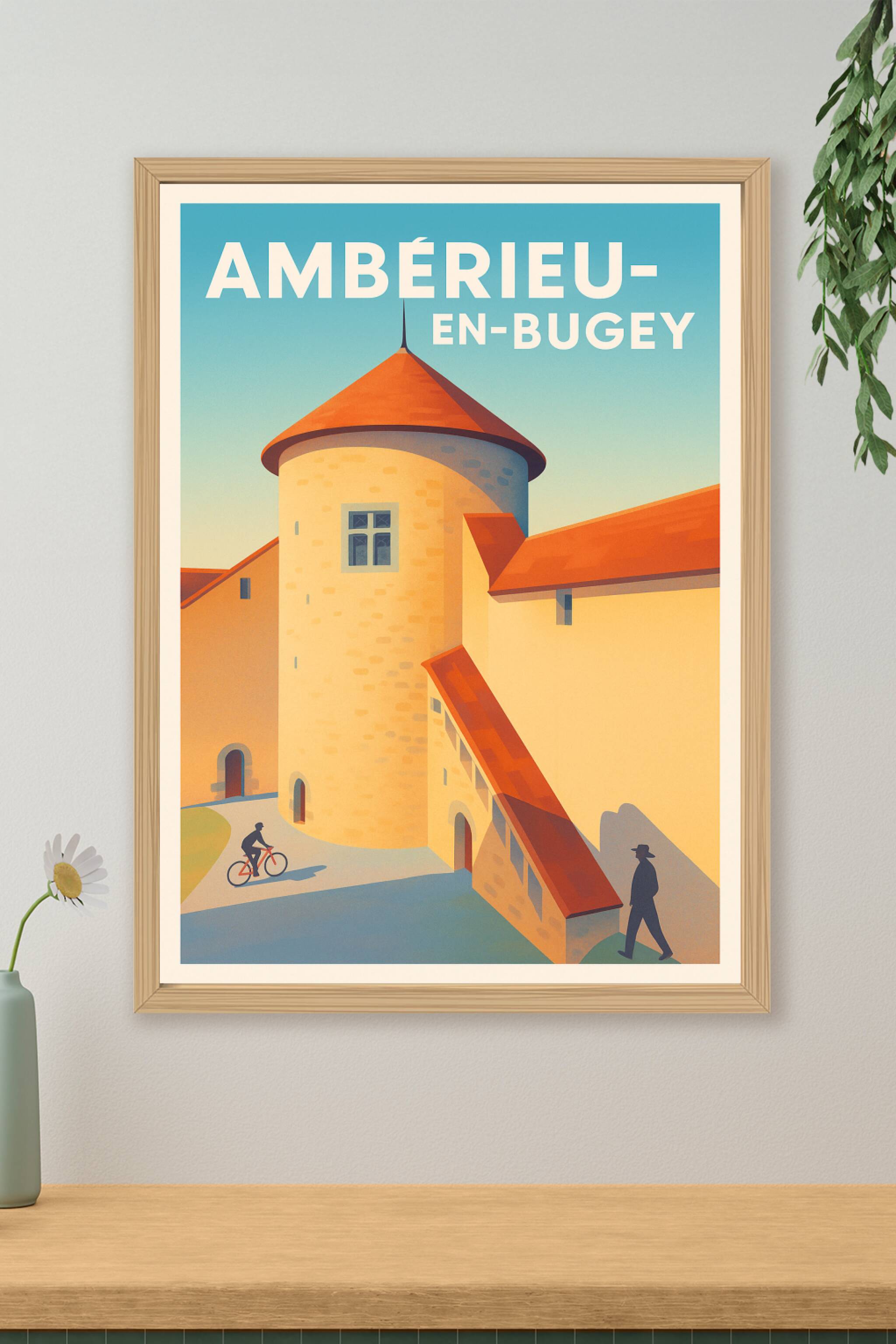 Affiche de Ambérieu-en-Bugey - Charme et lumière d'une cité historique