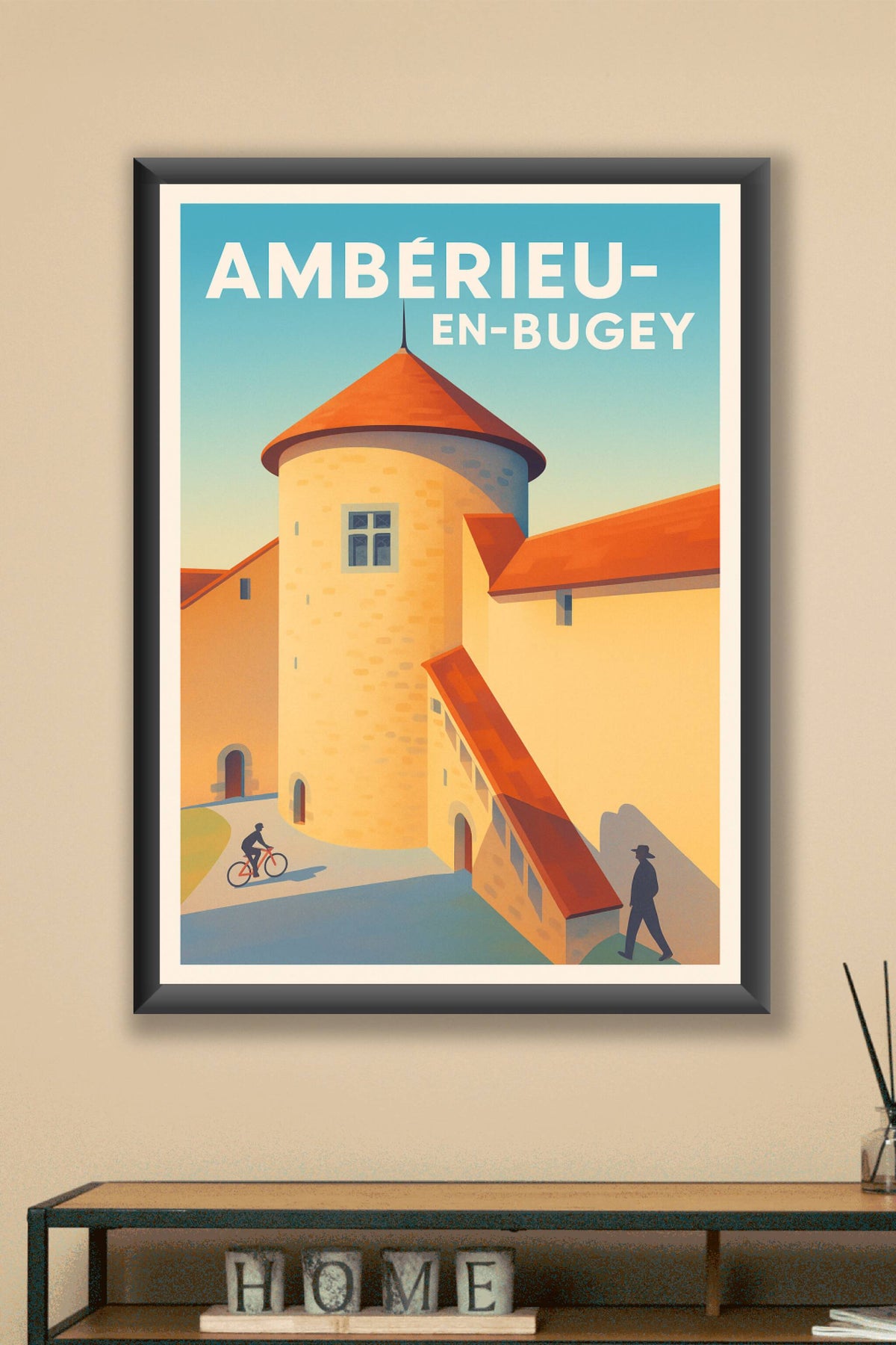 Affiche de Ambérieu-en-Bugey - Charme et lumière d'une cité historique