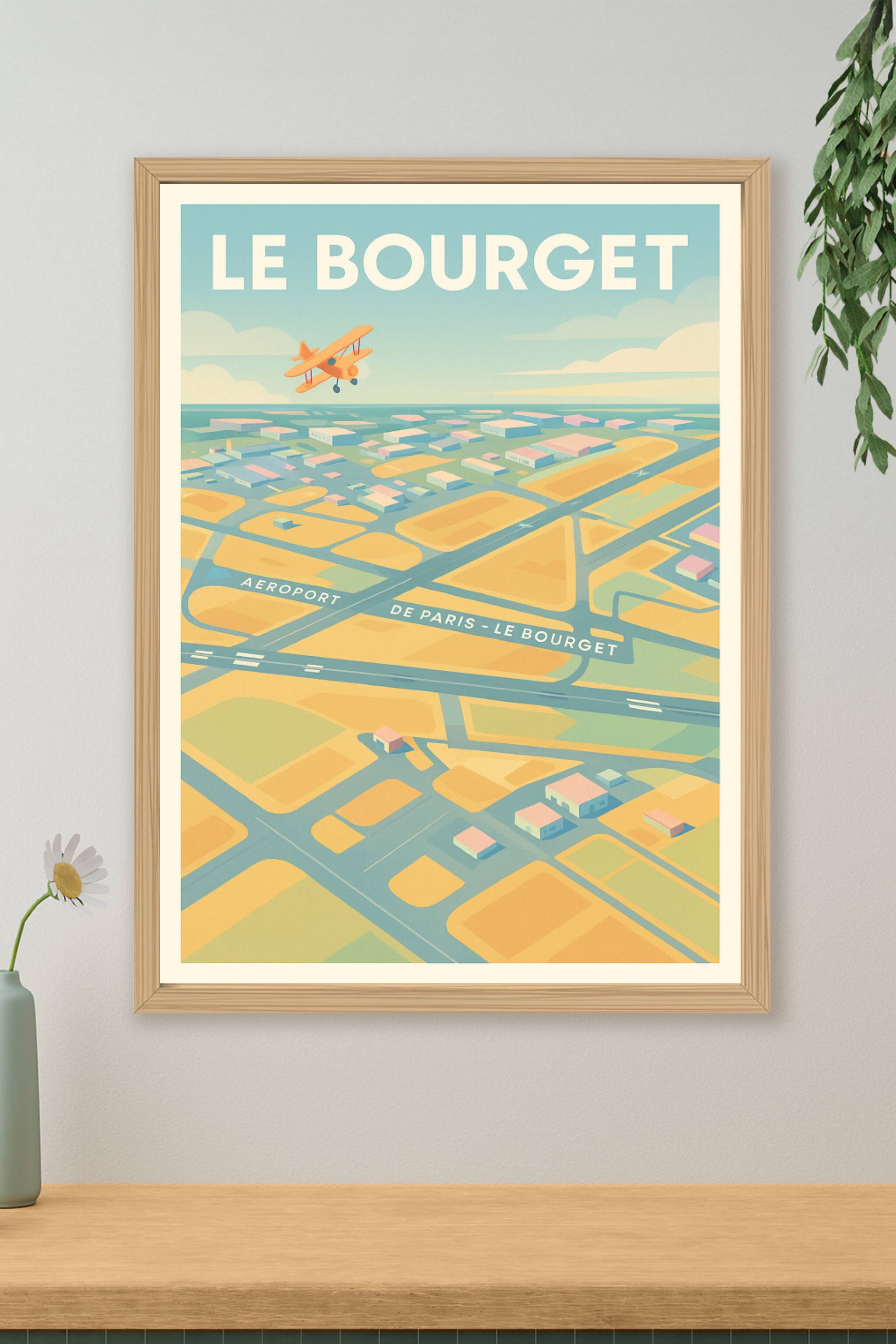 Affiche de Le Bourget - L'aérogare emblématique de Paris