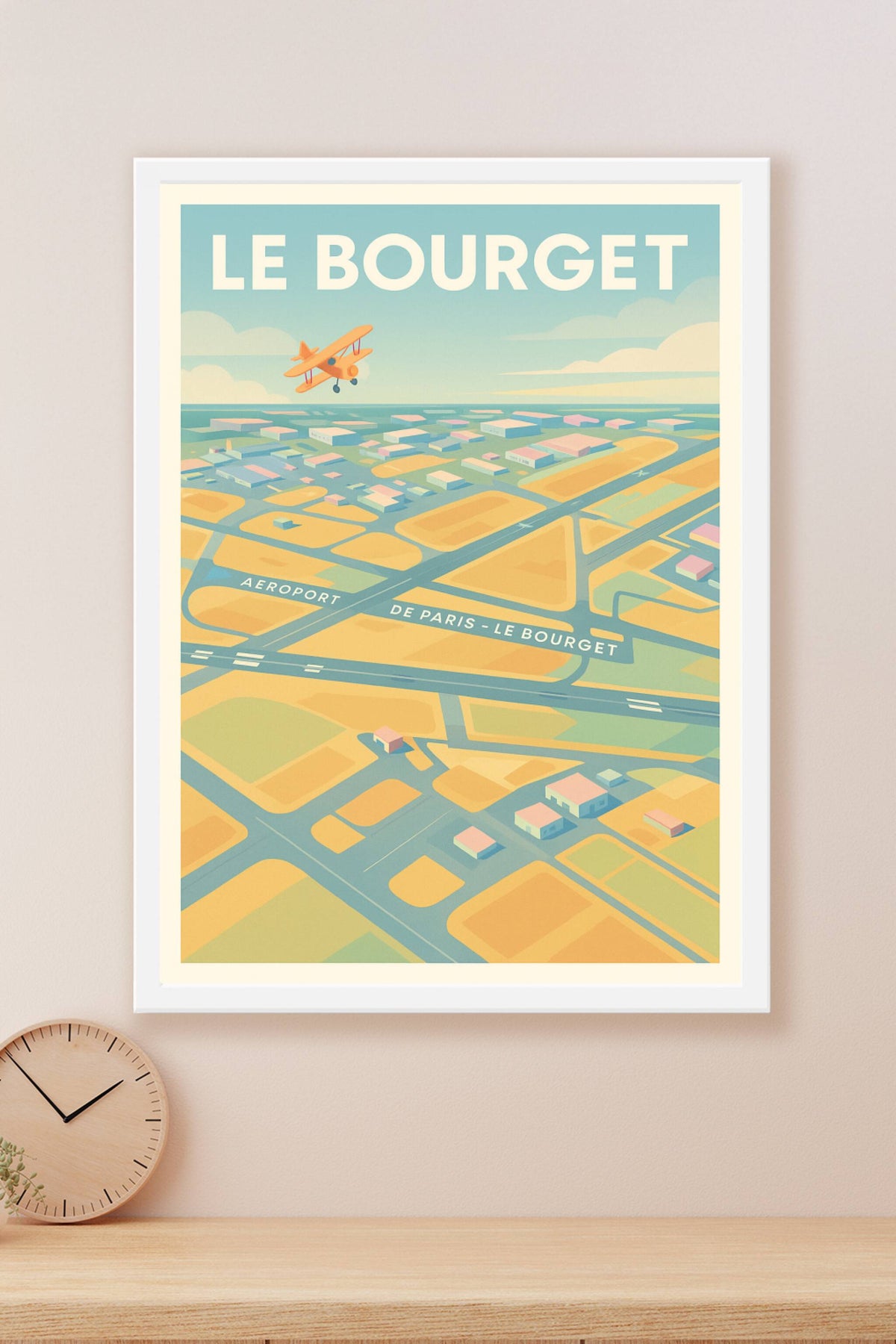 Affiche de Le Bourget - L'aérogare emblématique de Paris