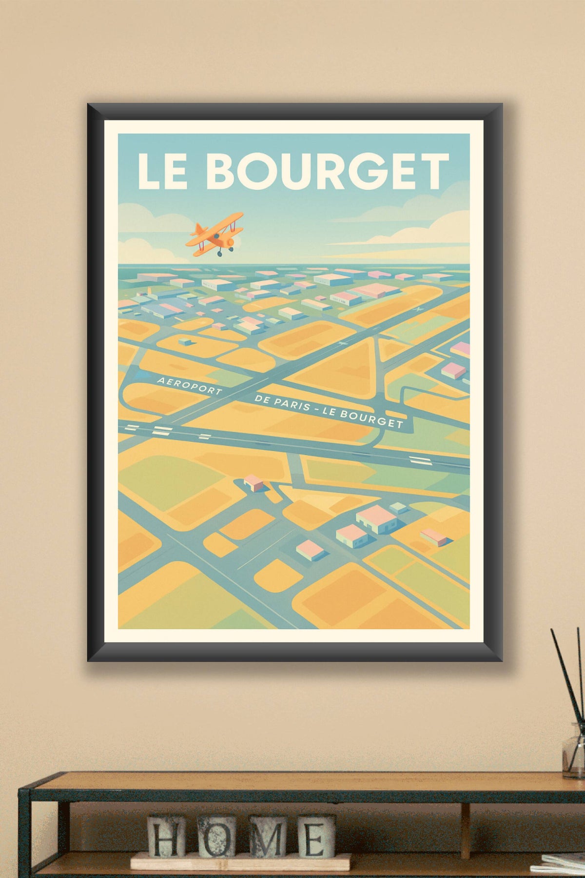 Affiche de Le Bourget - L'aérogare emblématique de Paris