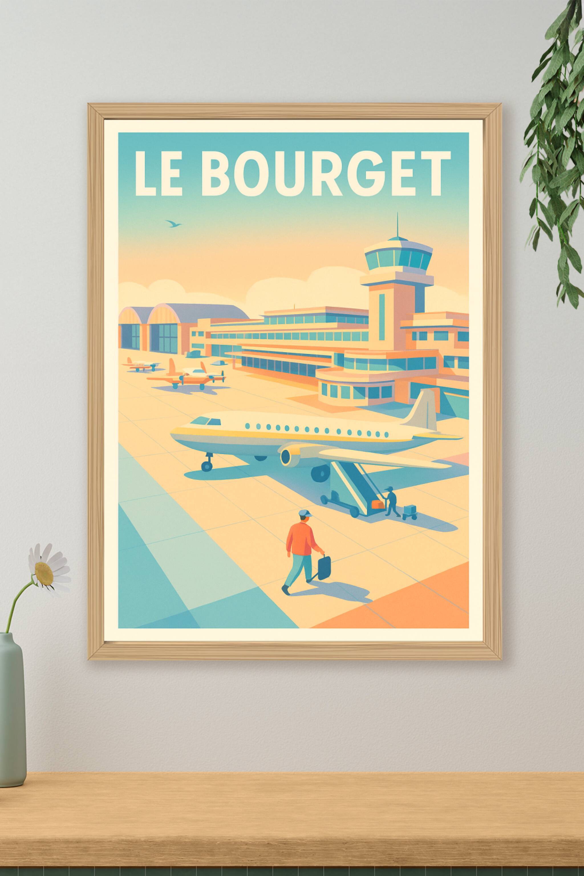 Affiche de Le Bourget - L'aéroport emblématique en pleine effervescence