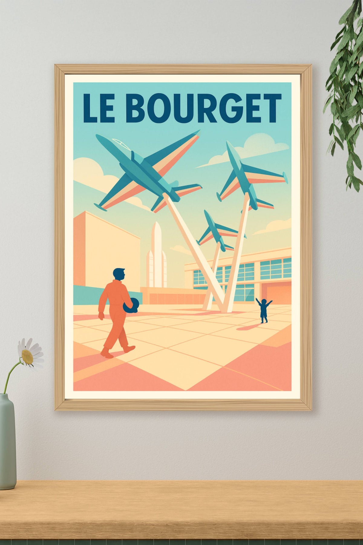 Affiche de Le Bourget - L'aviation en plein envol