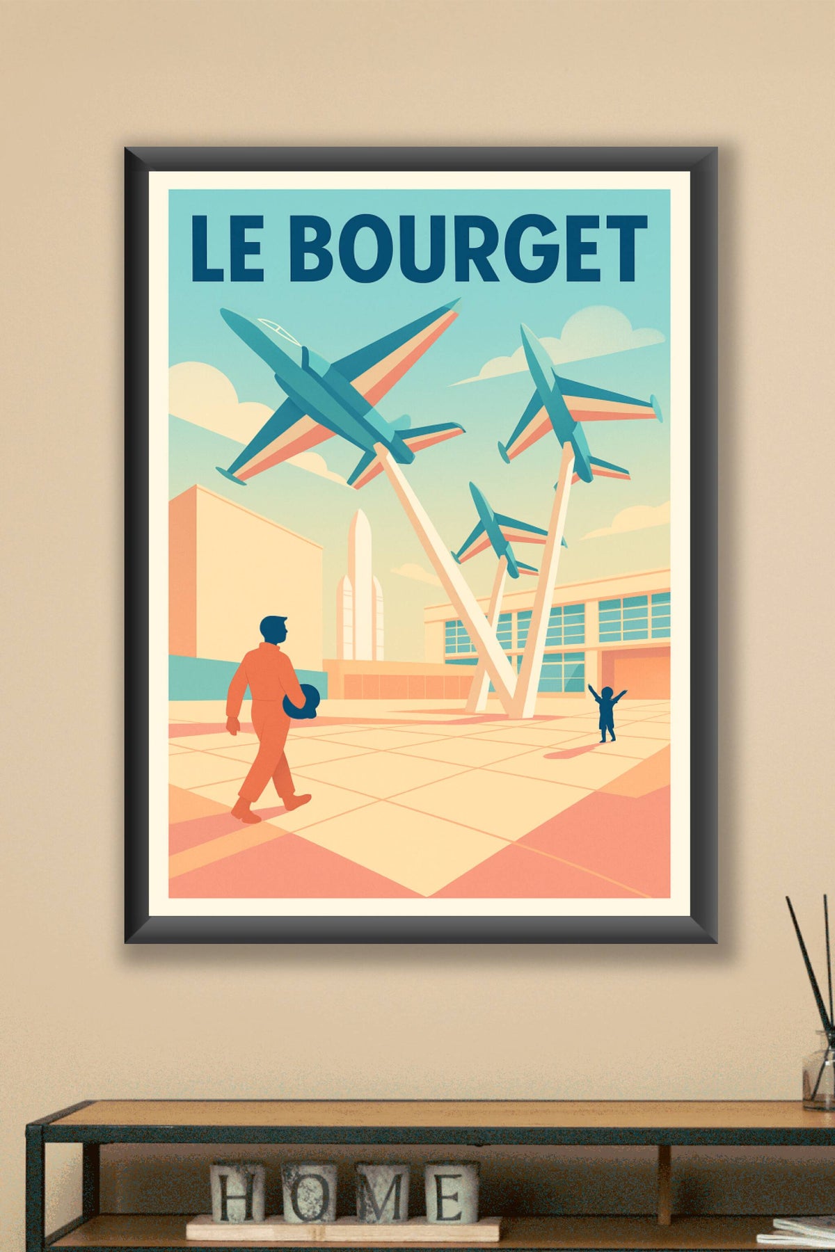 Affiche de Le Bourget - L'aviation en plein envol
