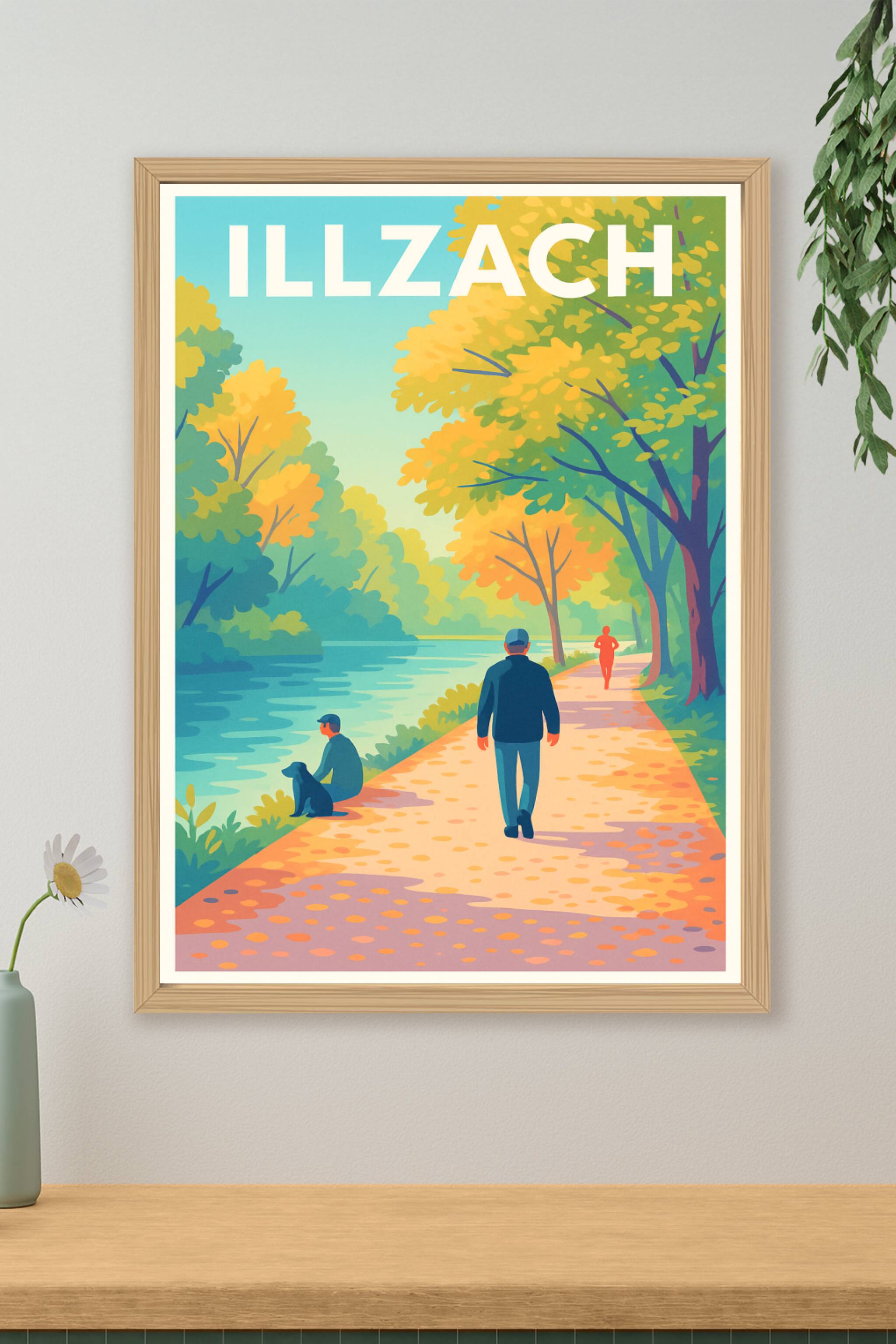 Affiche de Illzach - Promenade aux couleurs d'automne